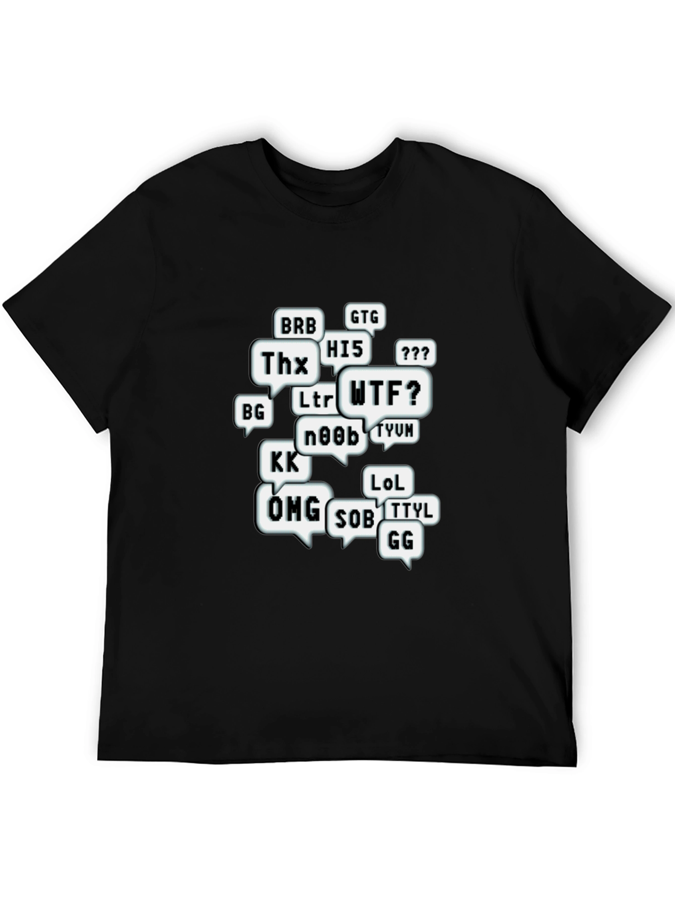 Gamer Acronym T-Shirt - Black