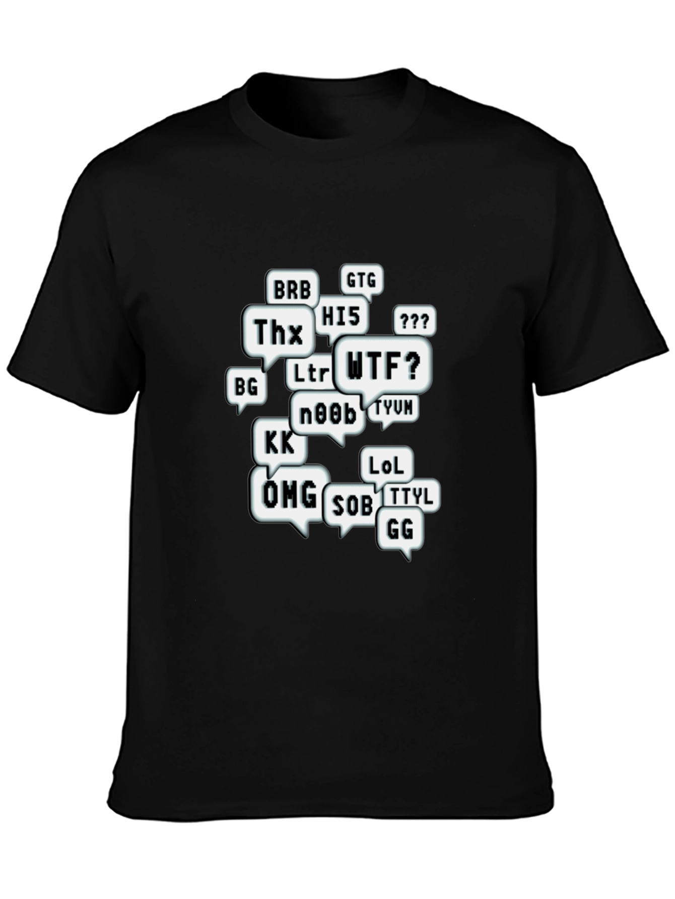 Gamer Acronym T-Shirt - Black