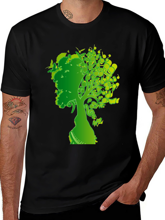 Musical Tree T-Shirt - Nature and Music Design