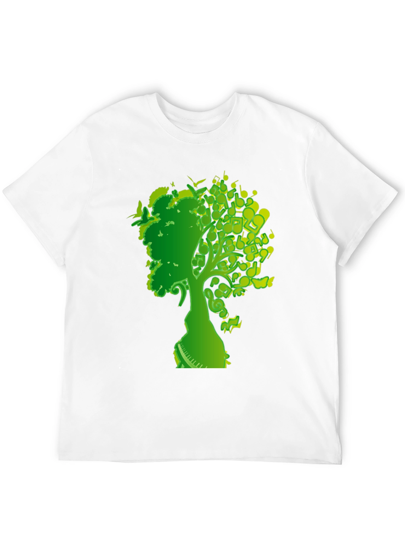Musical Tree T-Shirt - Nature and Music Design