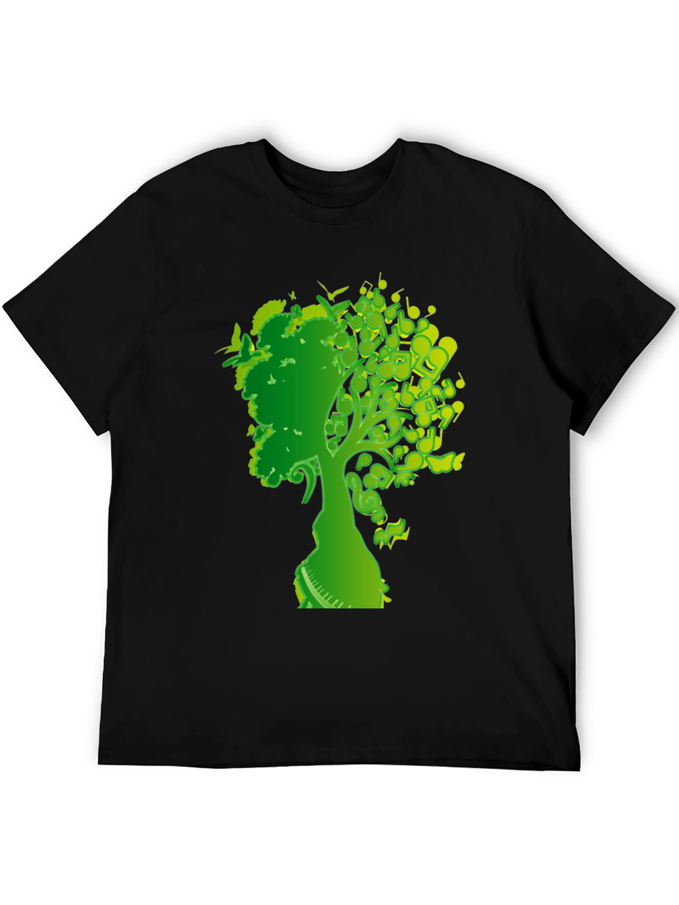 Musical Tree T-Shirt - Nature and Music Design