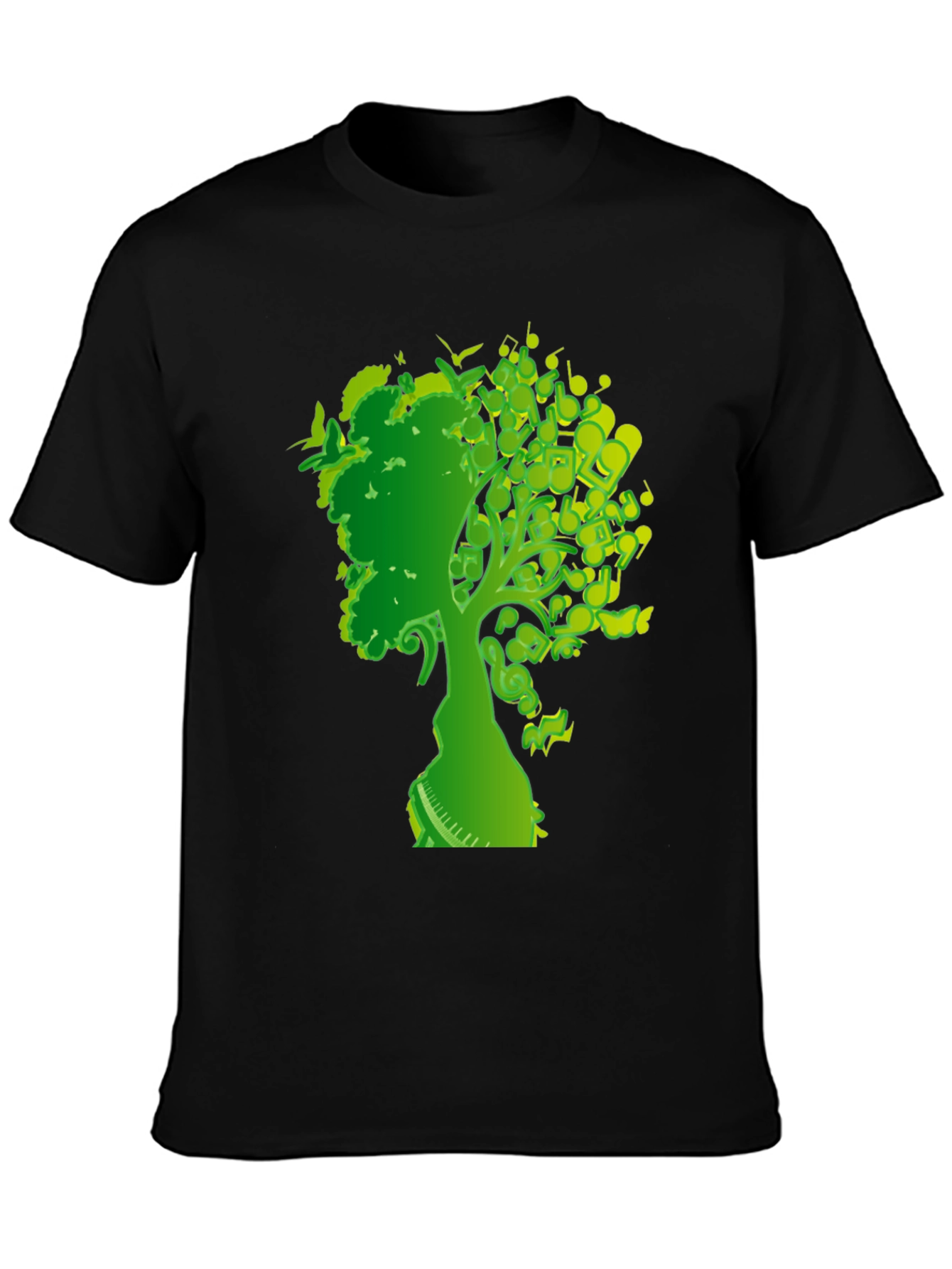 Musical Tree T-Shirt - Nature and Music Design