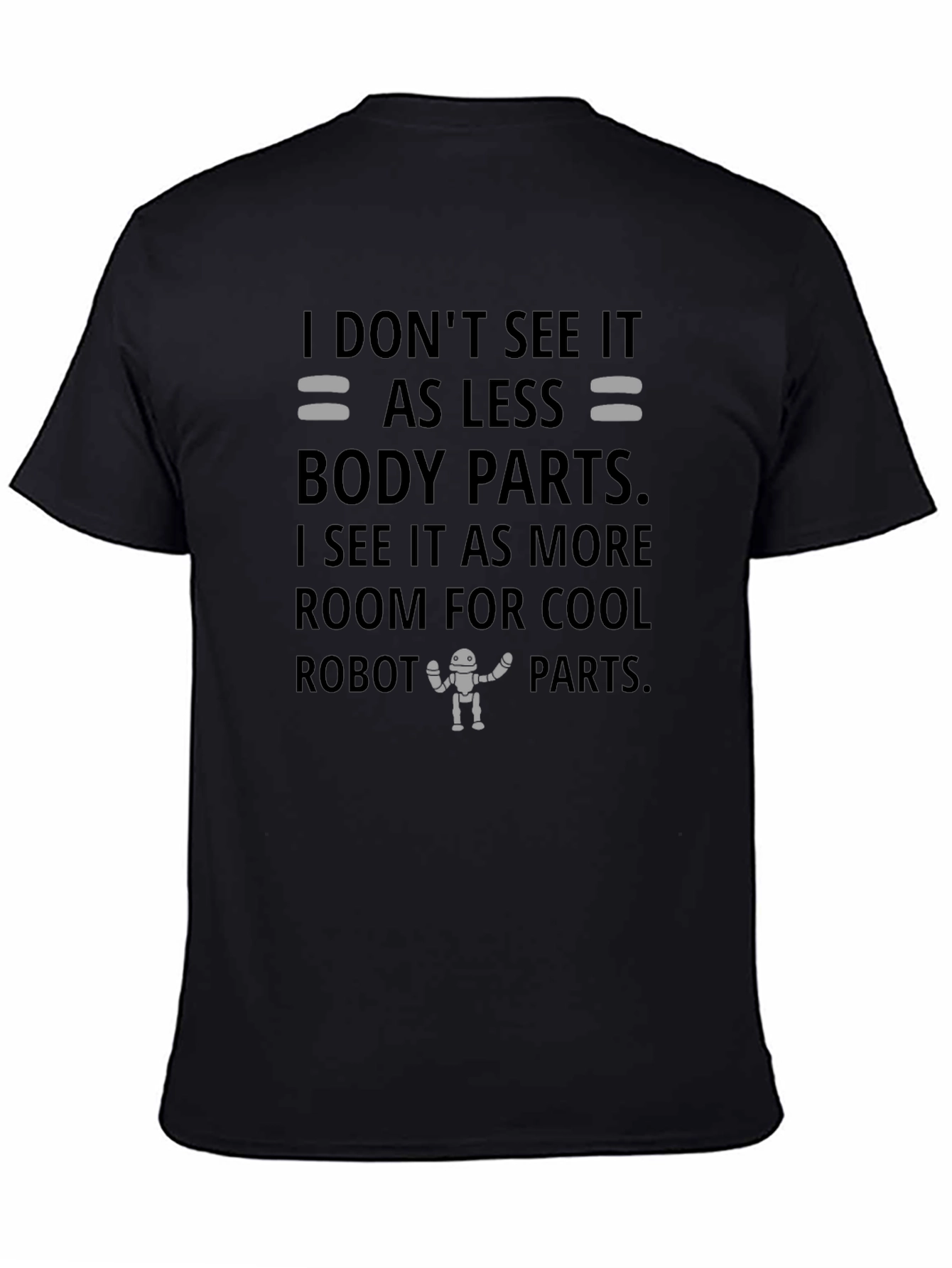 Robot Parts Graphic Tee - Funny Geek T-Shirt