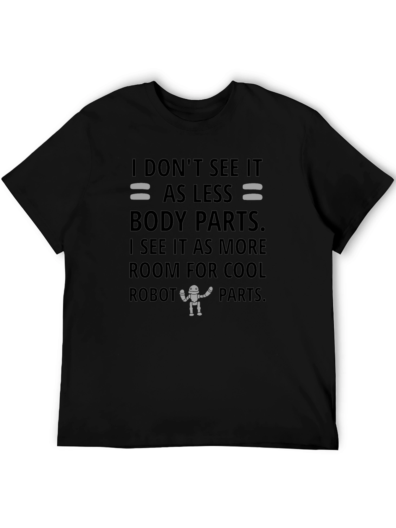 Robot Parts Graphic Tee - Funny Geek T-Shirt