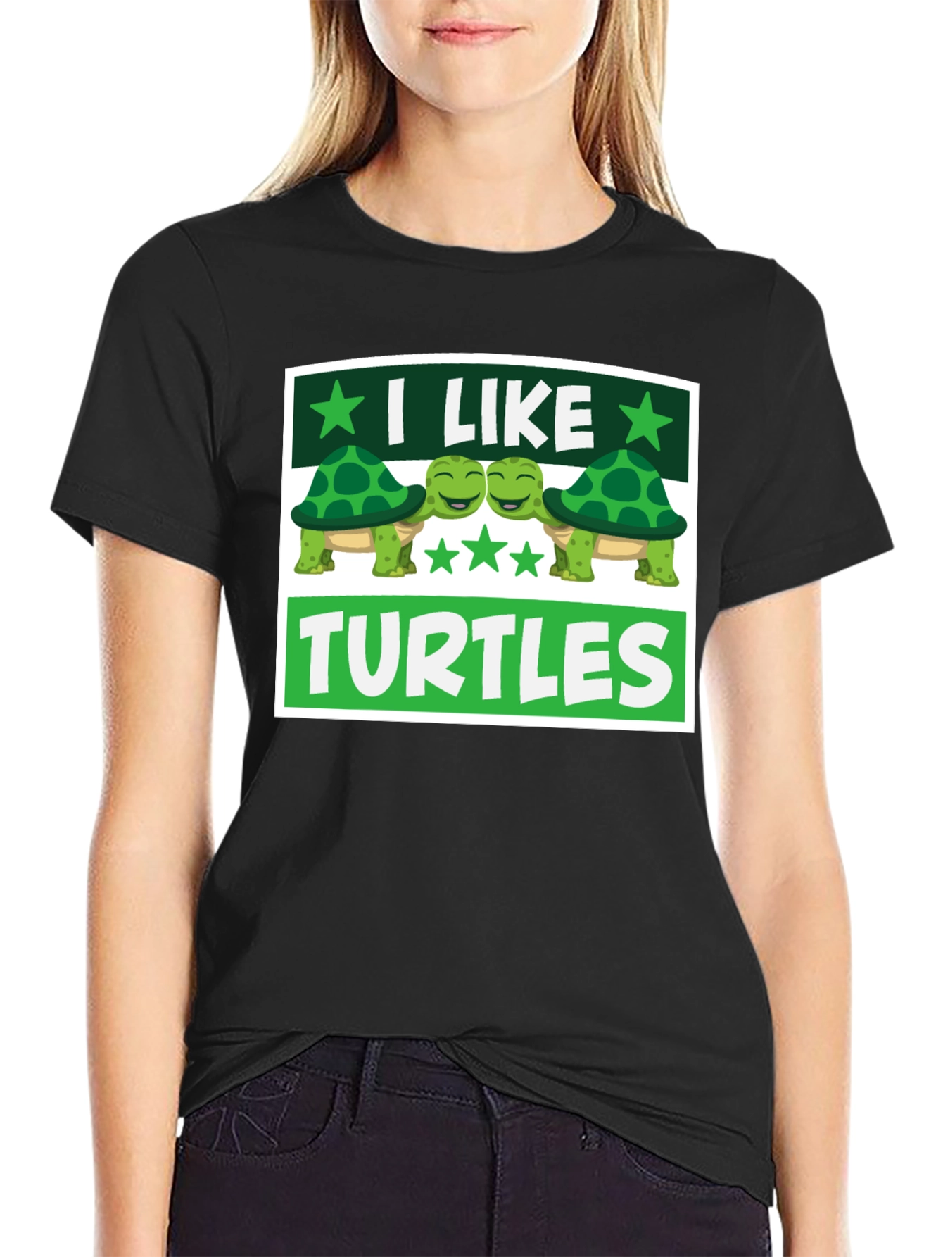I Like Turtles Graphic T-Shirt