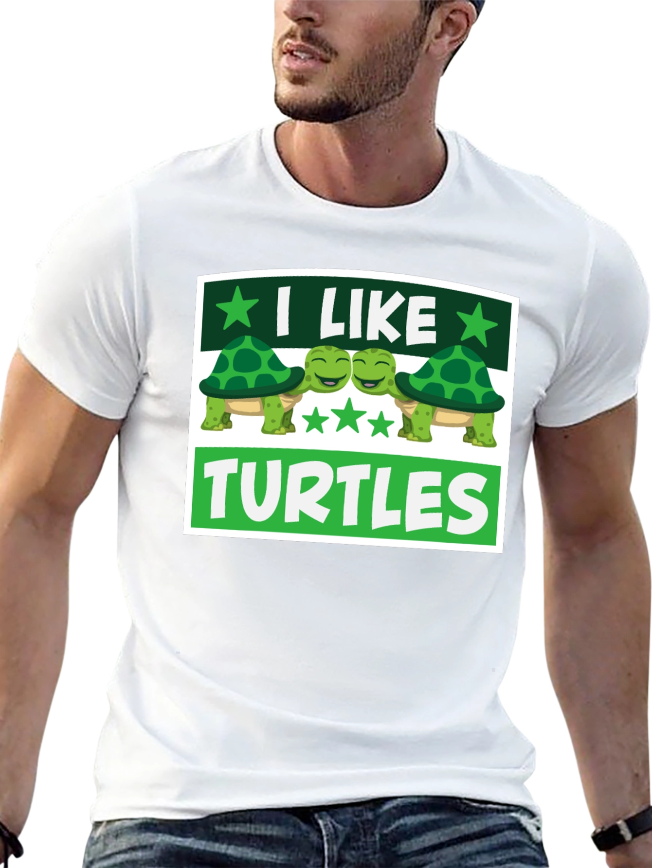 I Like Turtles Graphic T-Shirt