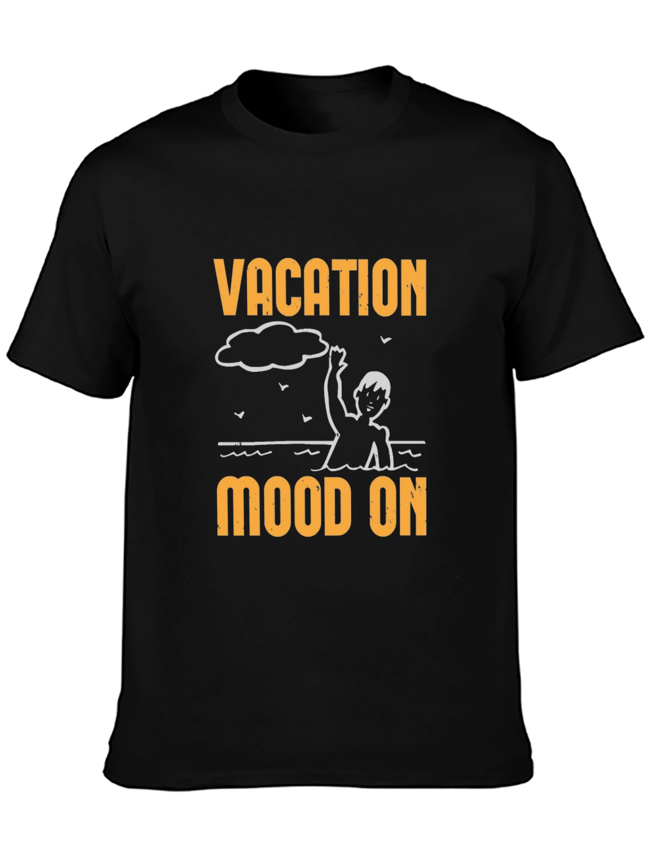 Vacation Mood On Graphic T-Shirt
