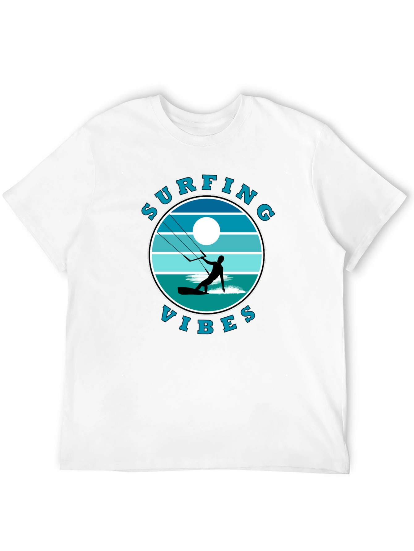 Surfing Vibes Graphic T-Shirt | Kite Surfer Tee