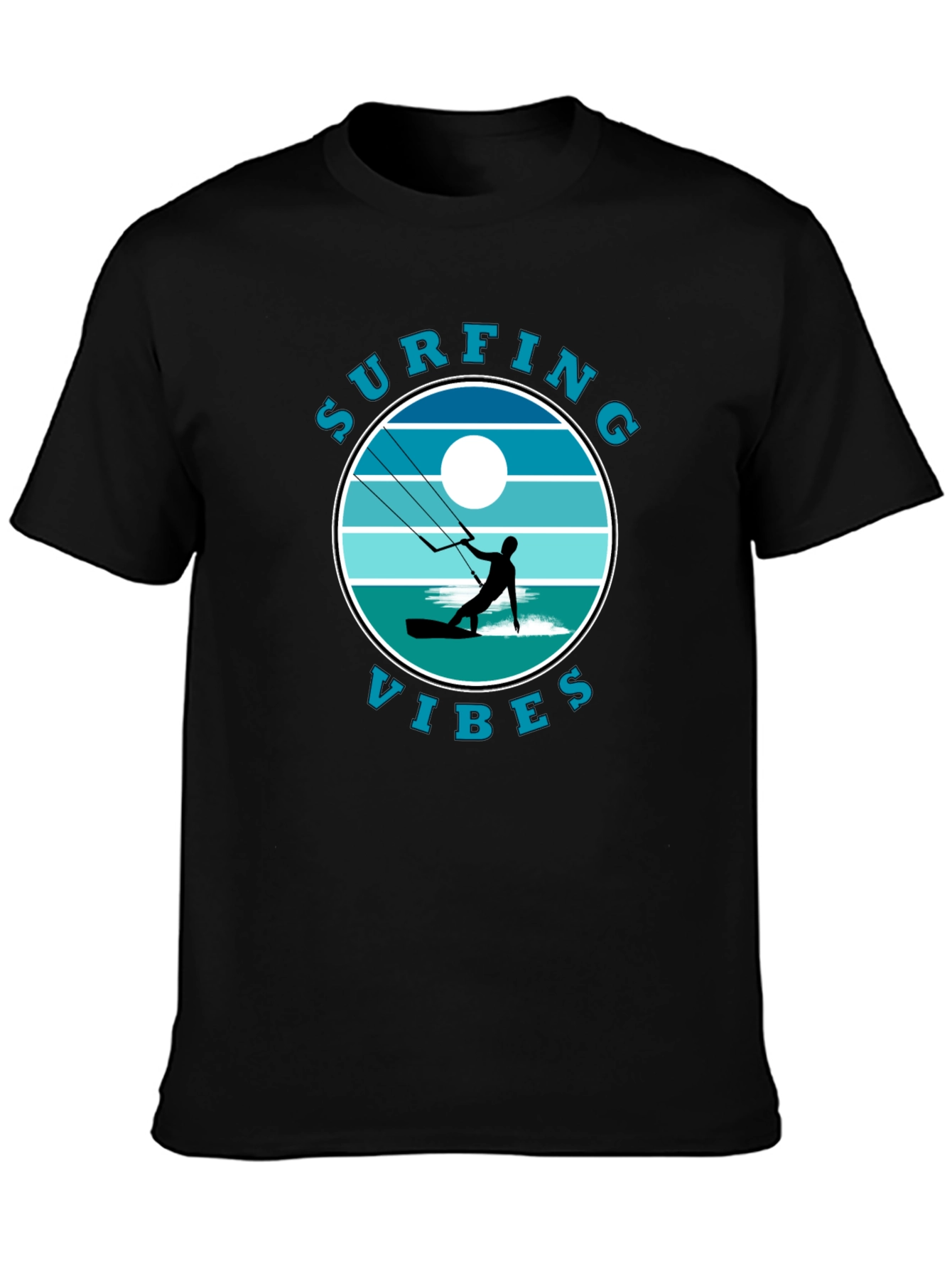 Surfing Vibes Graphic T-Shirt | Kite Surfer Tee