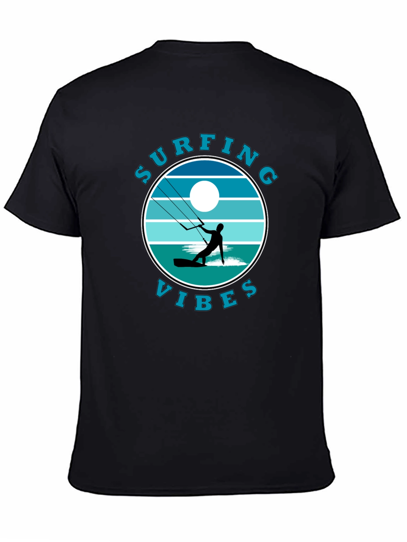 Surfing Vibes Graphic T-Shirt | Kite Surfer Tee