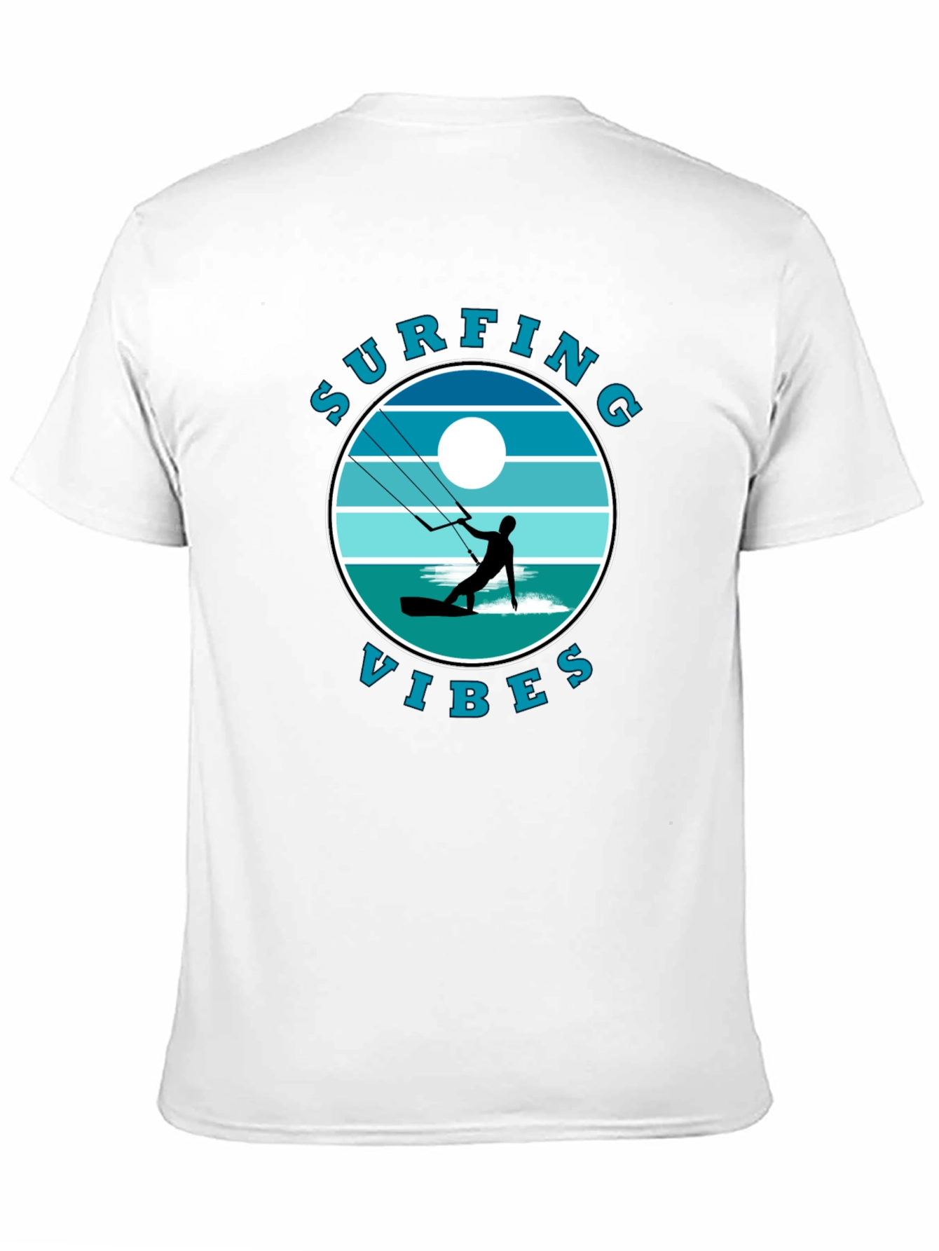 Surfing Vibes Graphic T-Shirt | Kite Surfer Tee