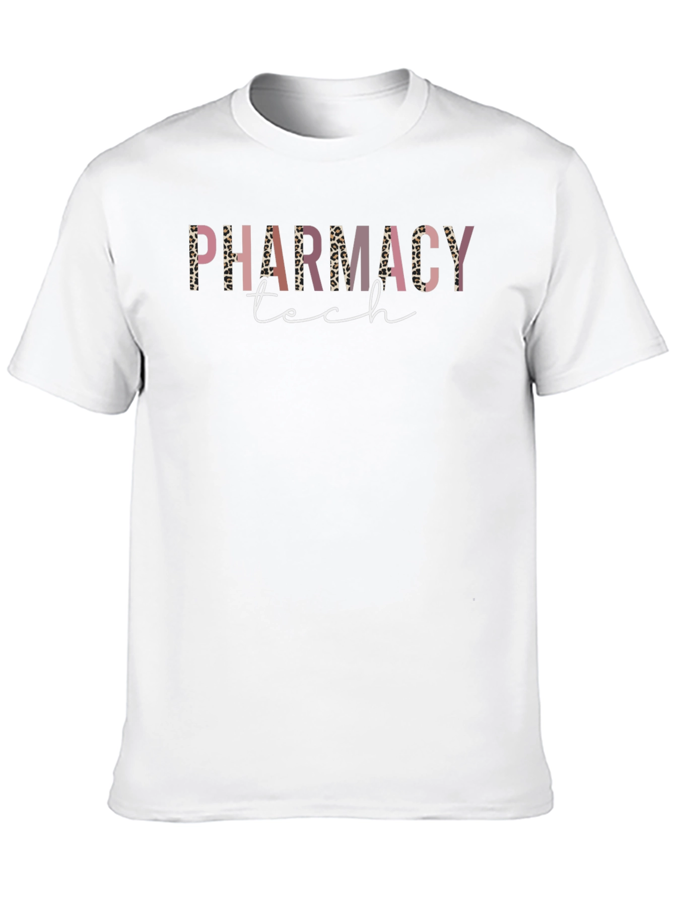Pharmacy Tech Leopard Print T-Shirt