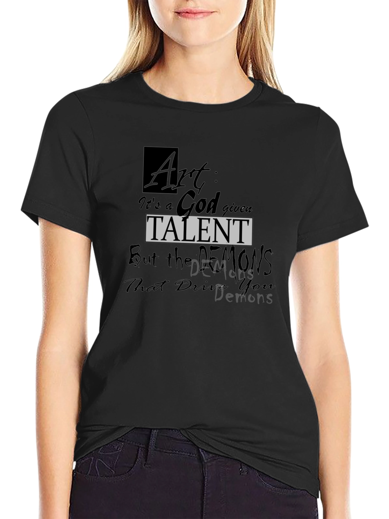 Art Talent Graphic Tee - Unique Design