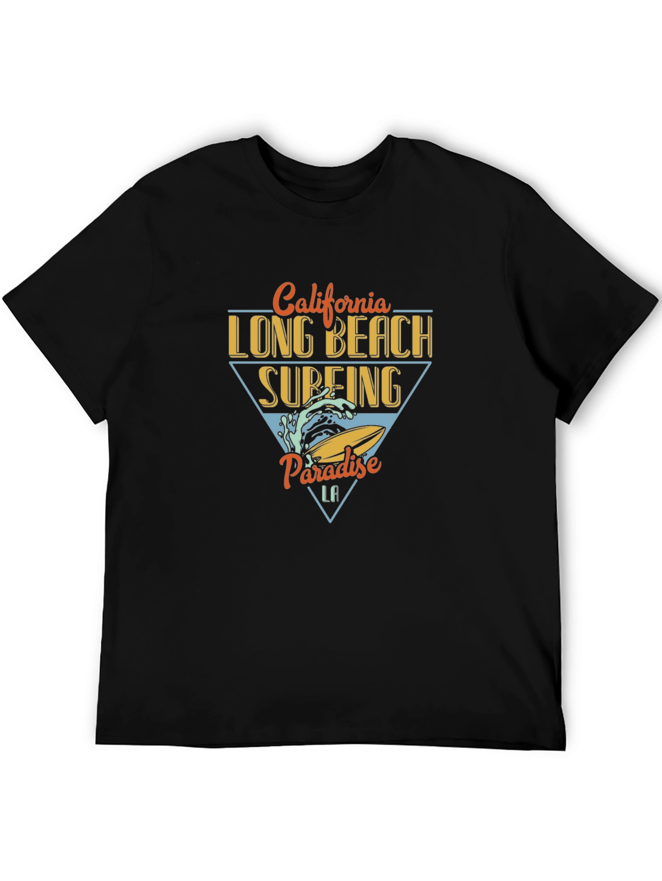California Long Beach Surfing T-Shirt