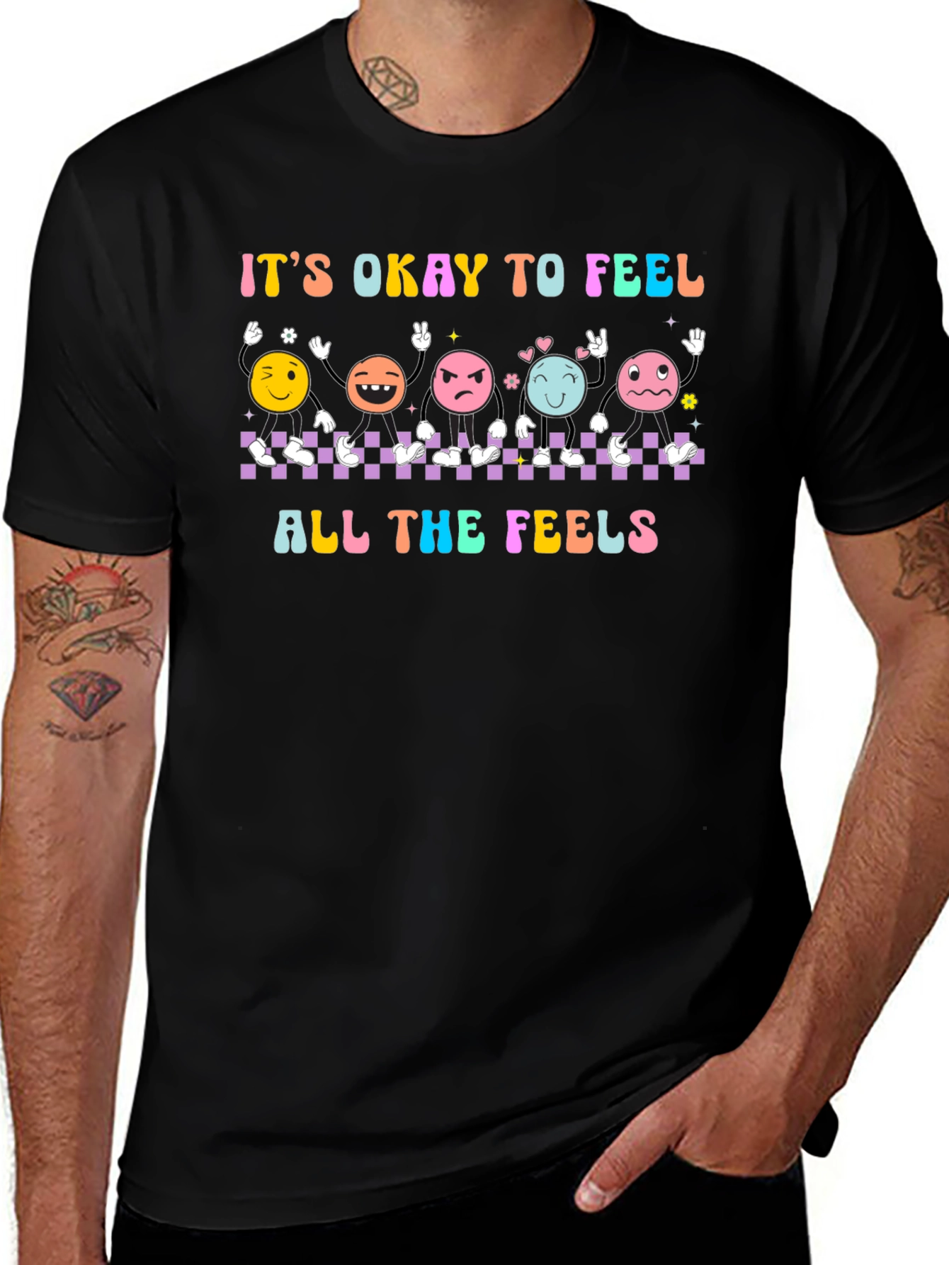 Its Okay to Feel All The Feels Graphic T-Shirt