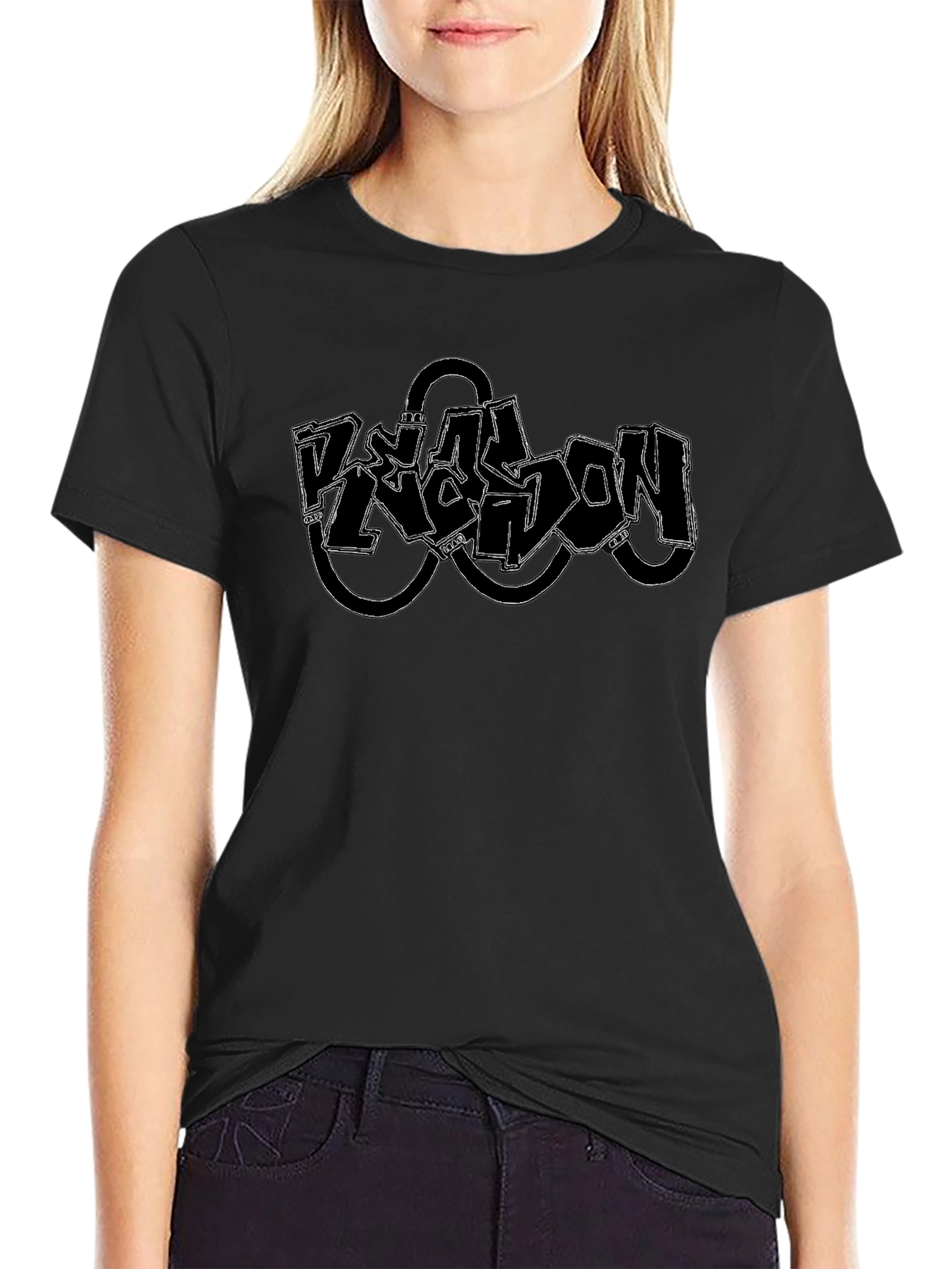 Kingston Black Graphic Tee - Urban Style