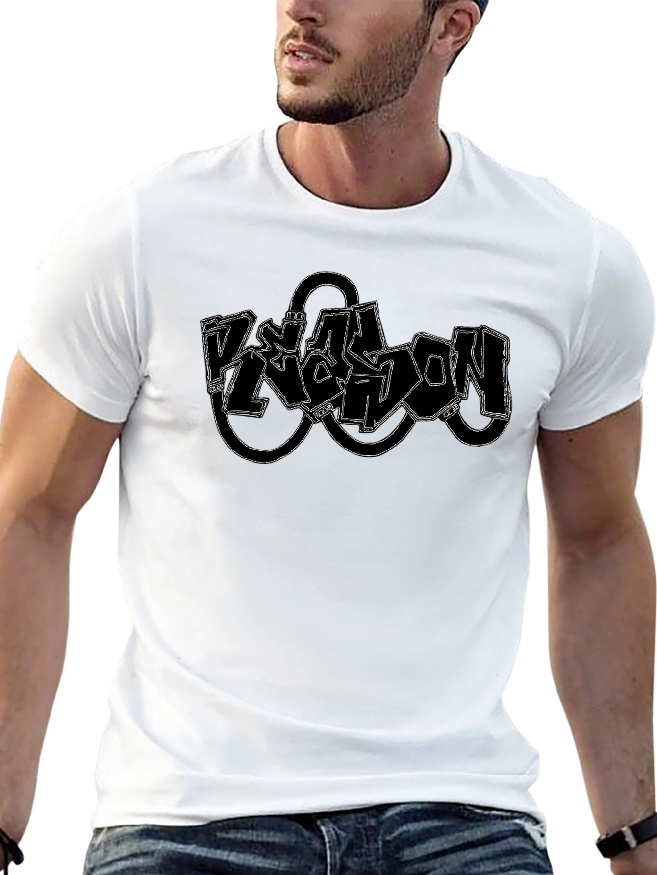 Kingston Black Graphic Tee - Urban Style