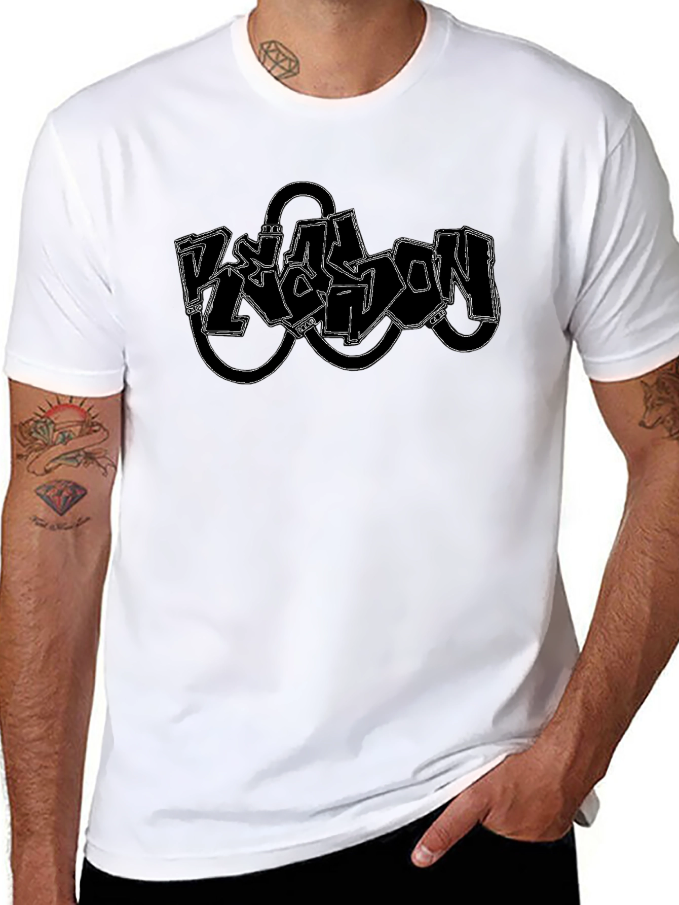 Kingston Black Graphic Tee - Urban Style