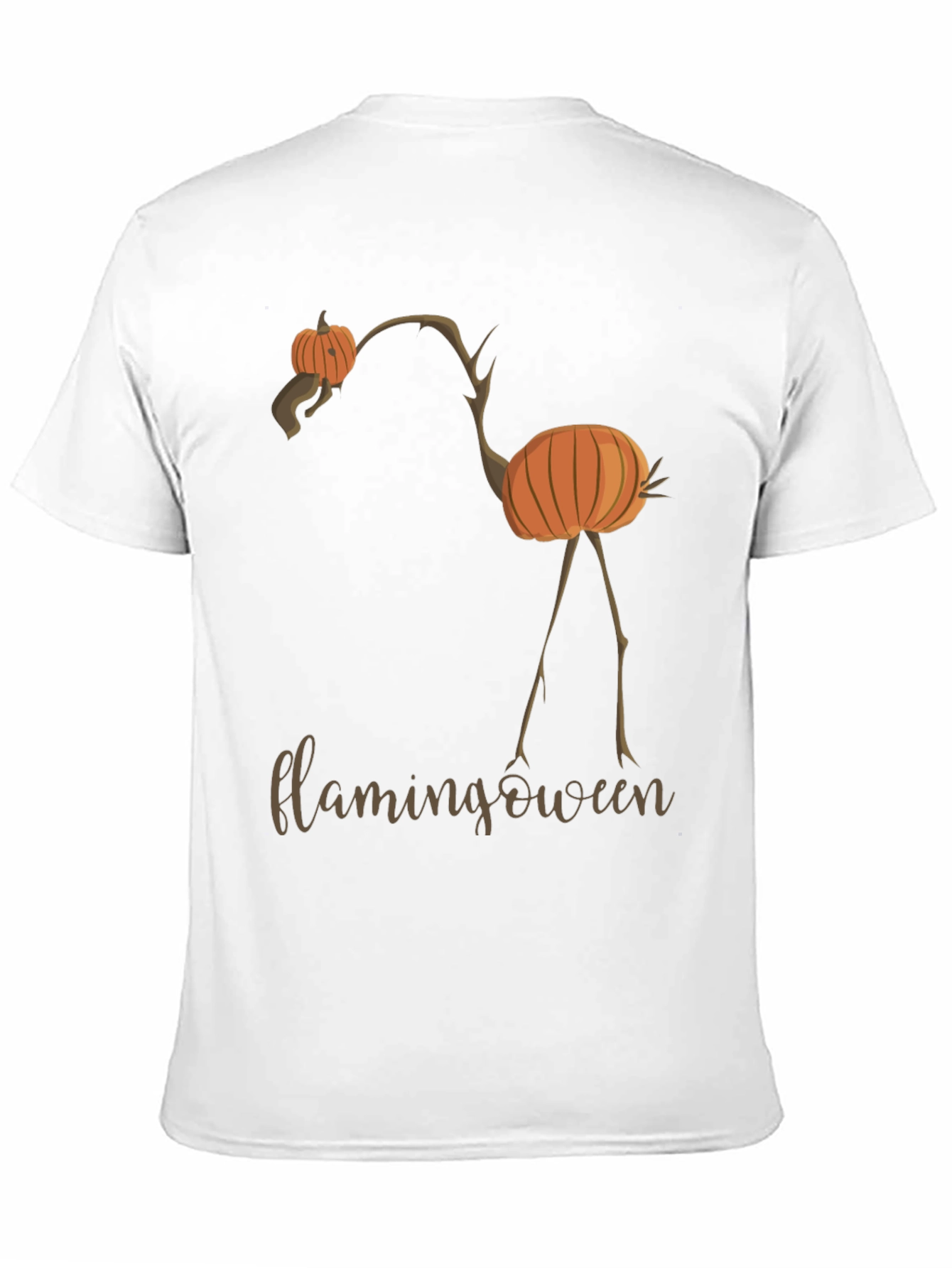 Flamingoween T-Shirt - Halloween Flamingo Pumpkin Tee