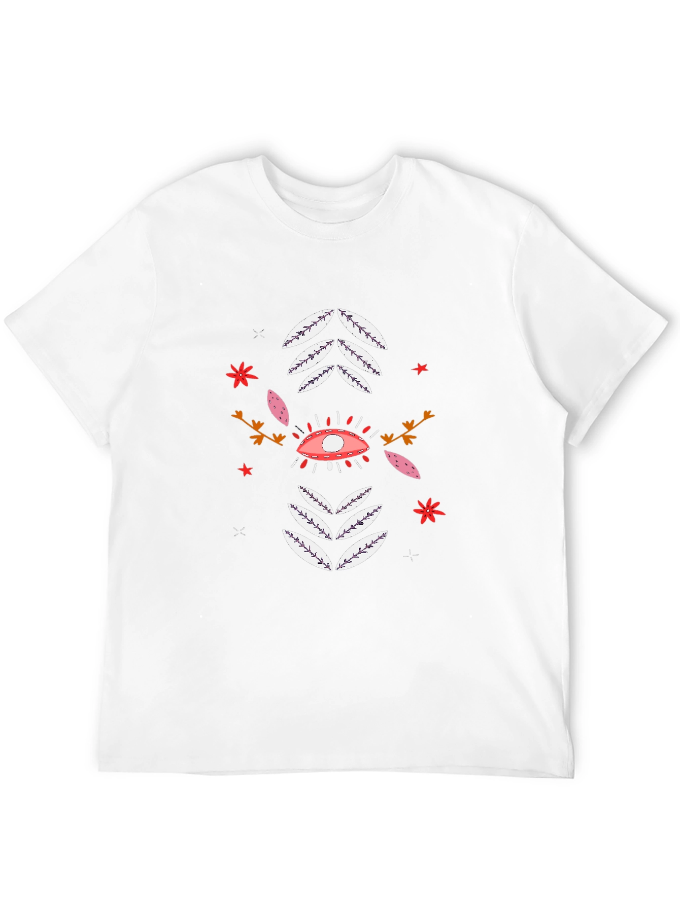 Eye Catching Graphic Print Black T-Shirt