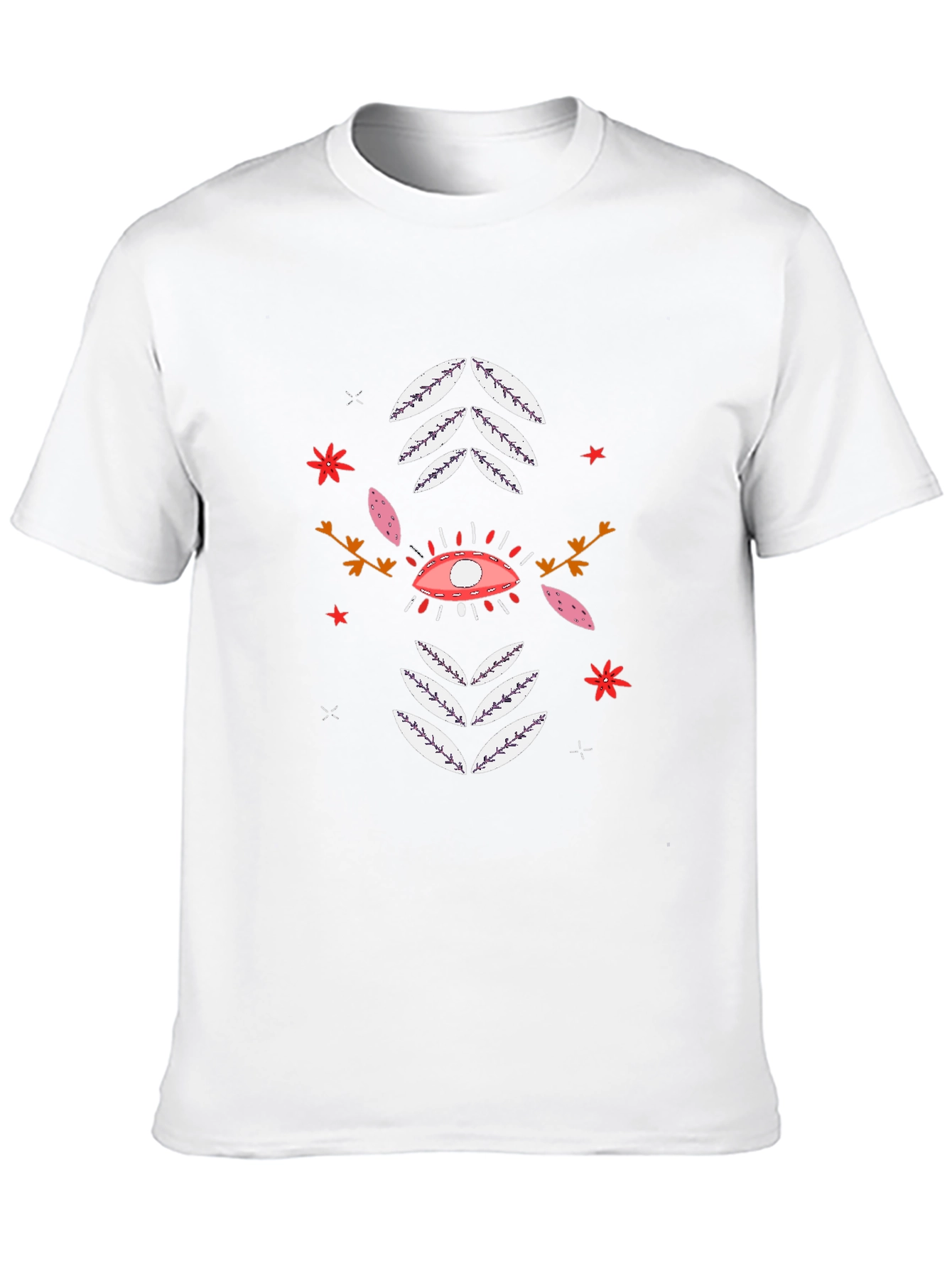Eye Catching Graphic Print Black T-Shirt