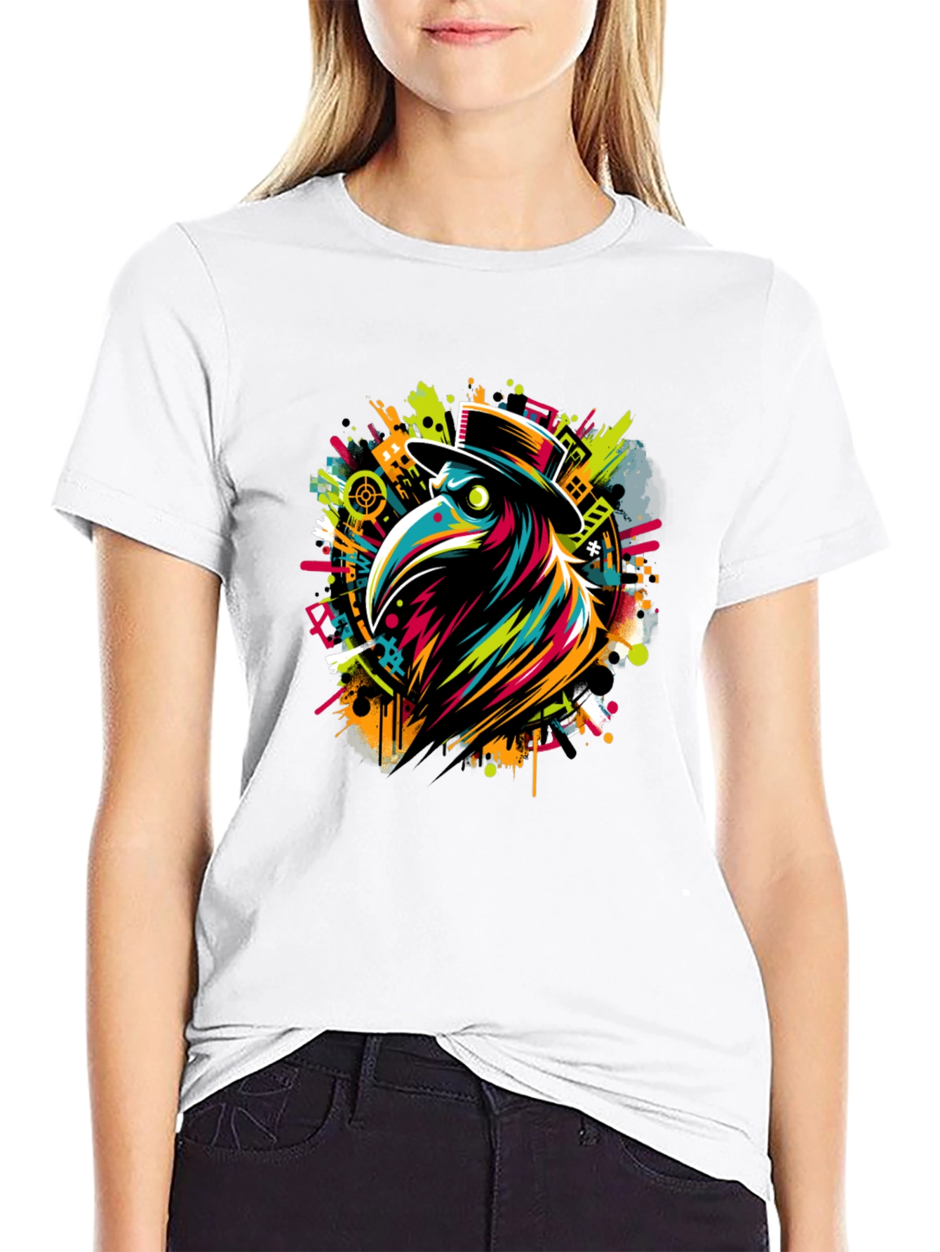 Plague Doctor T-Shirt - Vivid Graphic Tee
