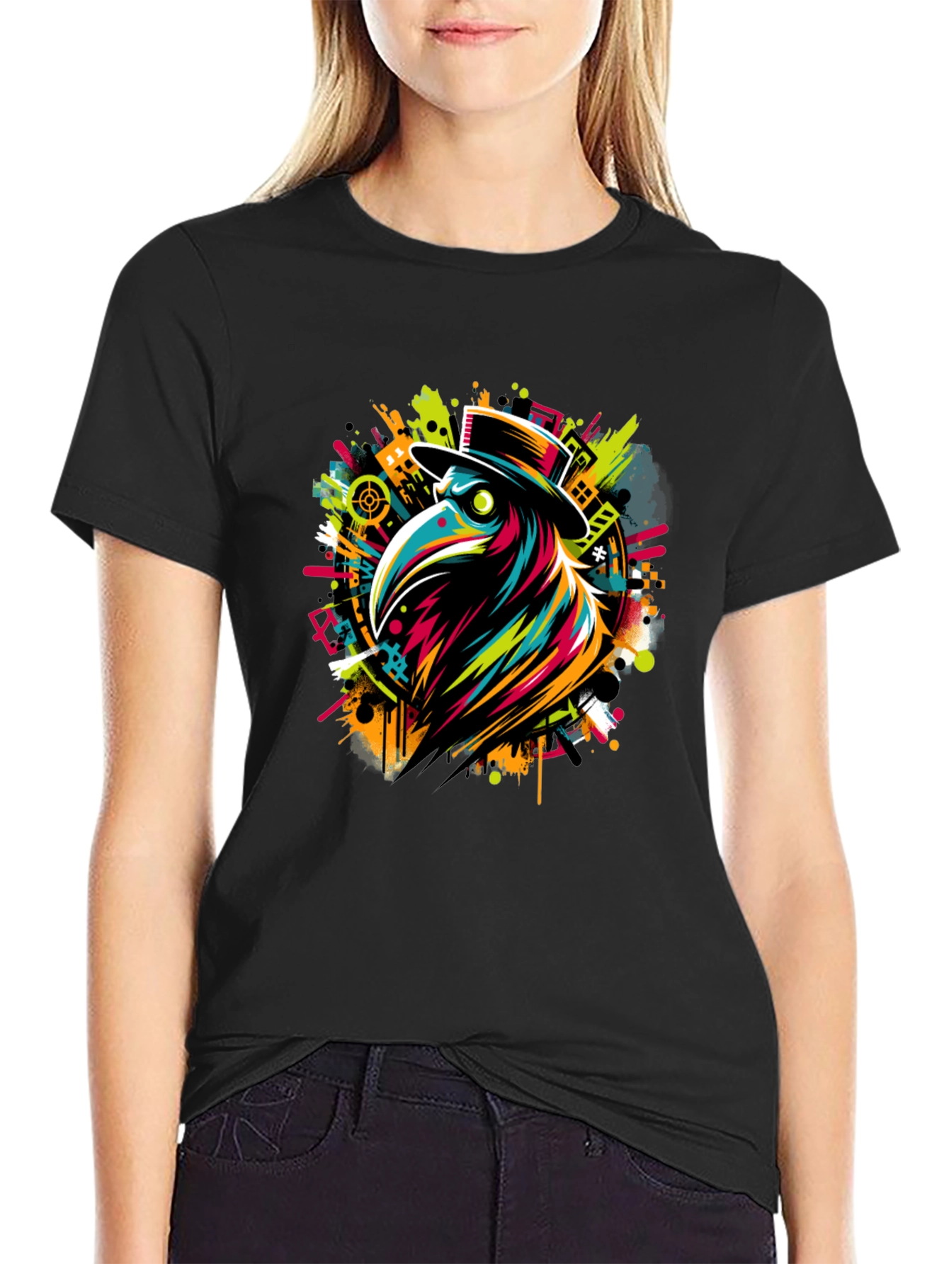 Plague Doctor T-Shirt - Vivid Graphic Tee