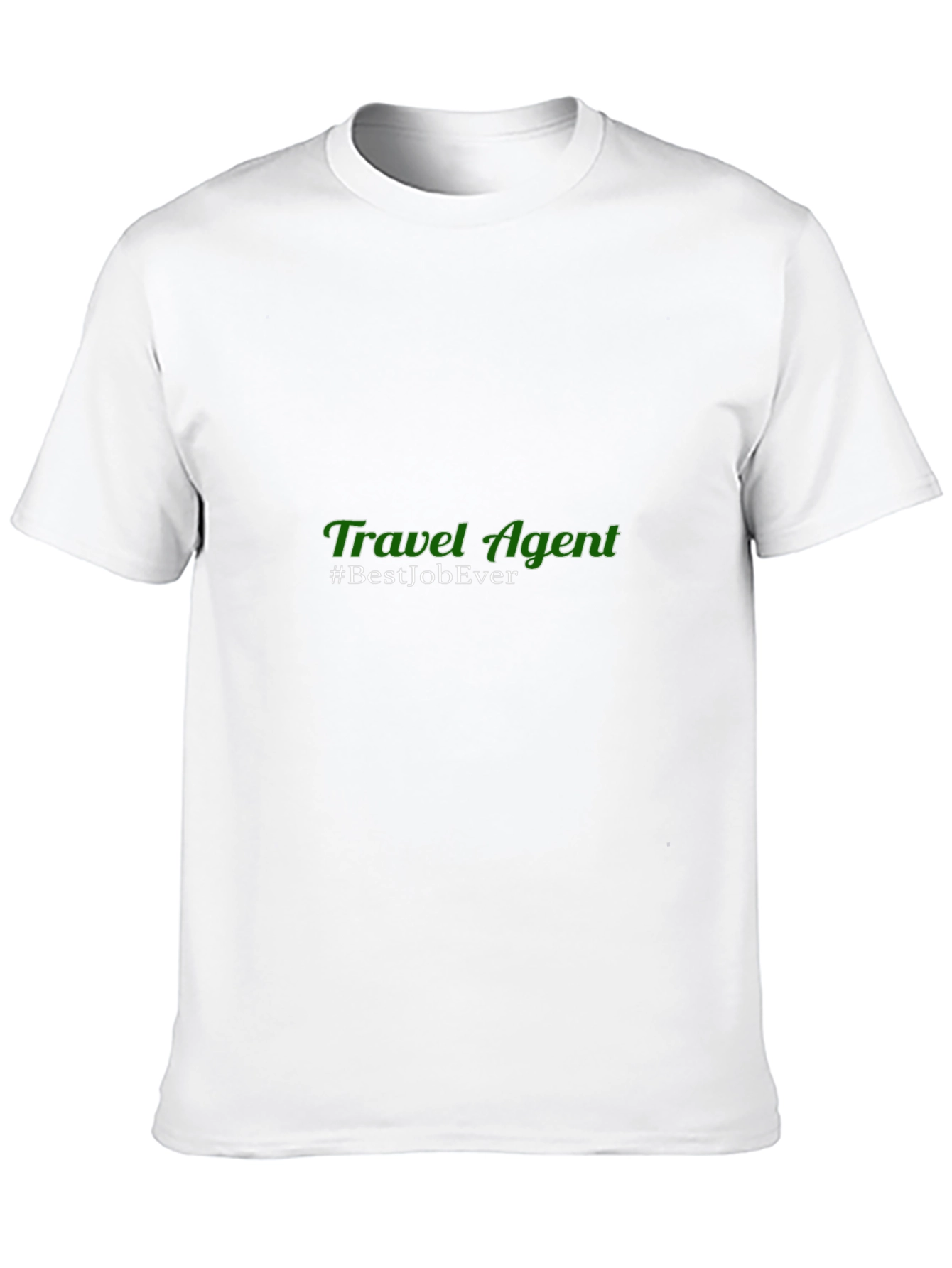 Travel Agent #BestJobEver Black T-Shirt
