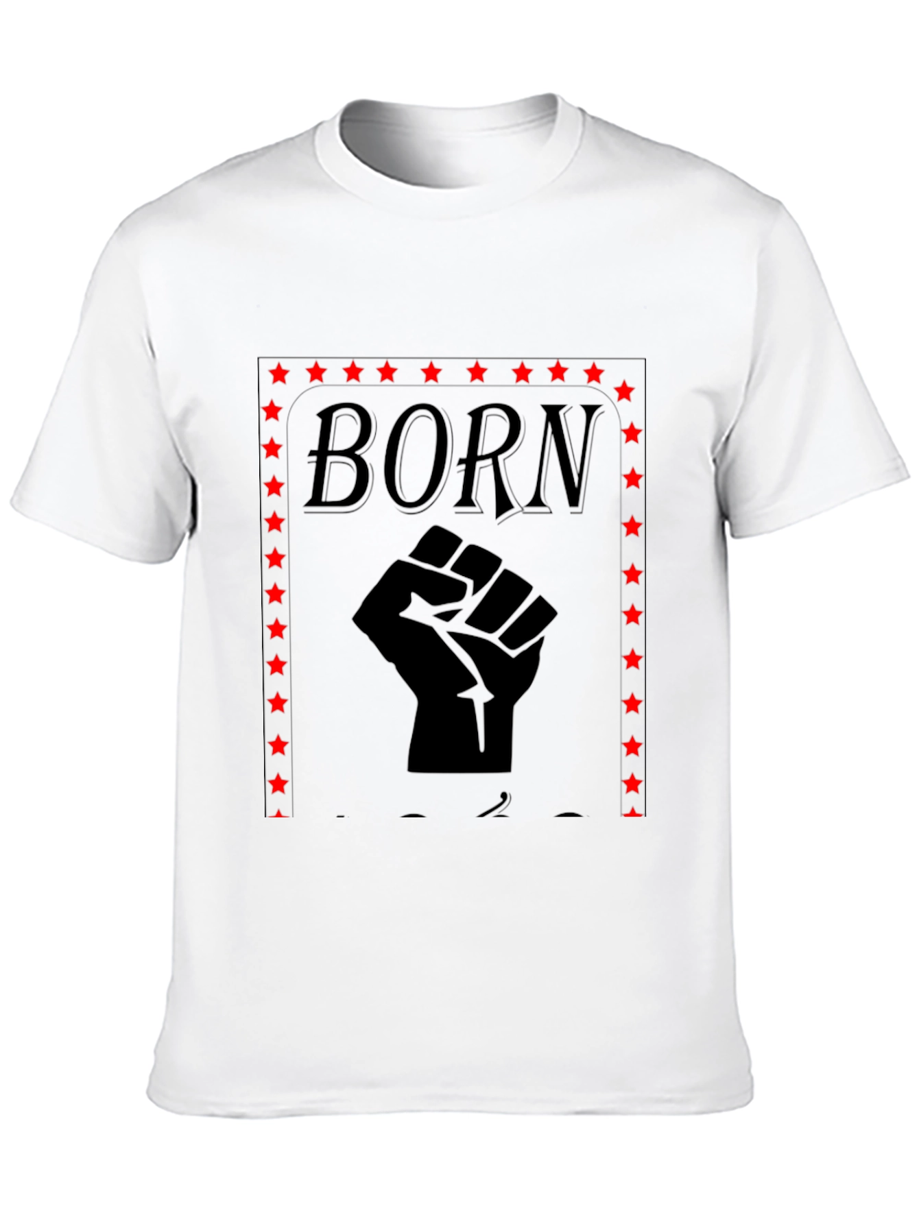 Born Fist T-Shirt - Black Graphic Tee