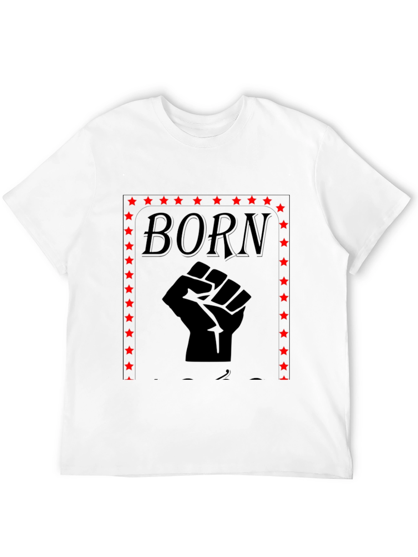 Born Fist T-Shirt - Black Graphic Tee