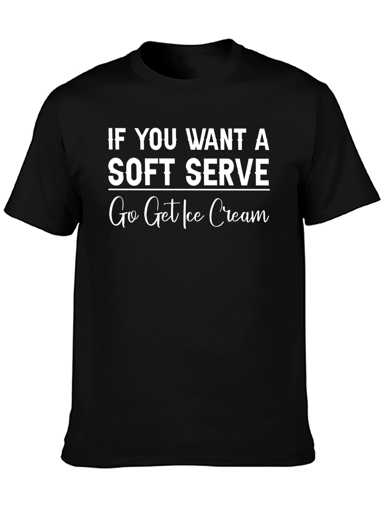 Soft Serve Humor Graphic Tee