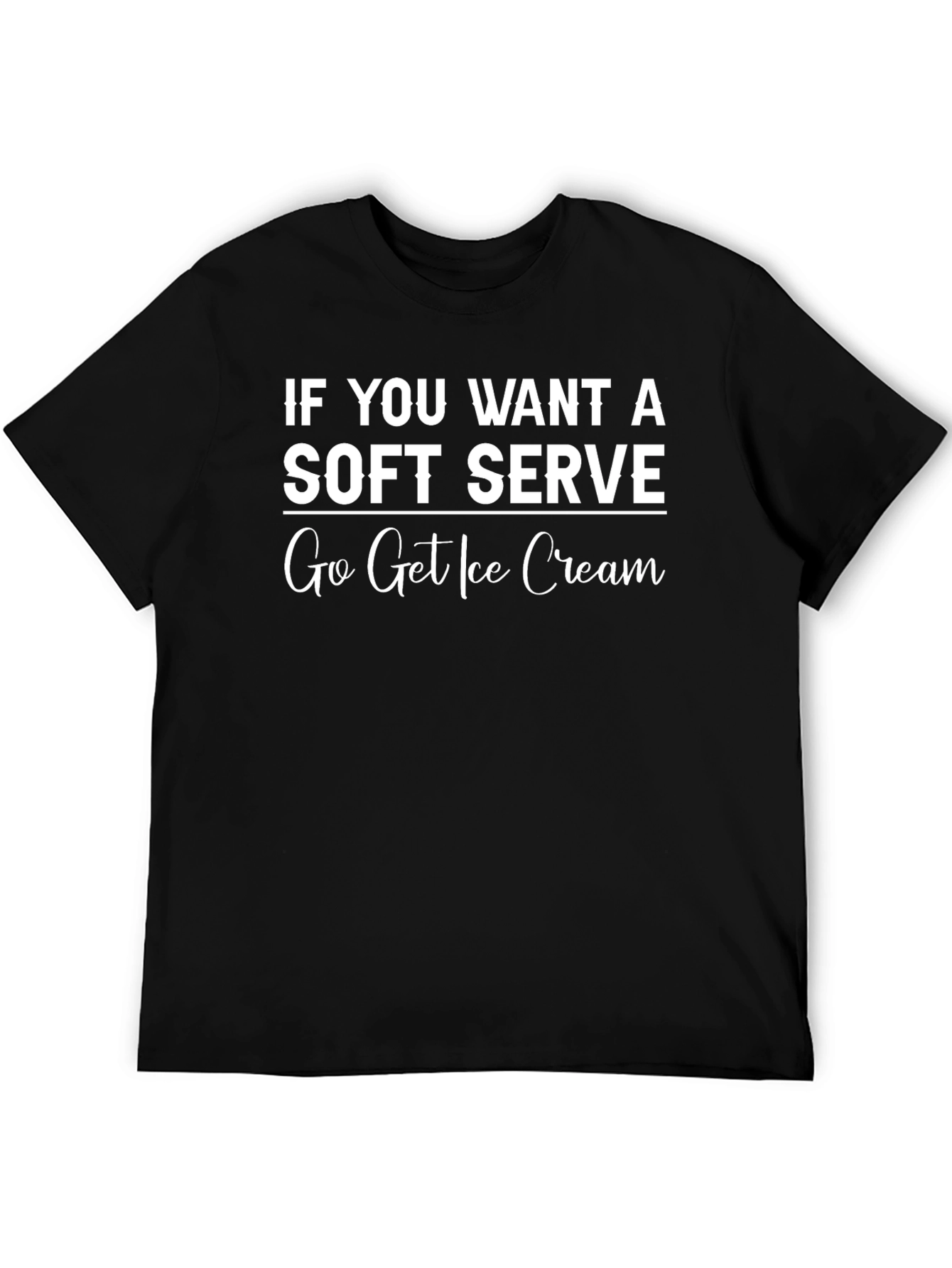 Soft Serve Humor Graphic Tee