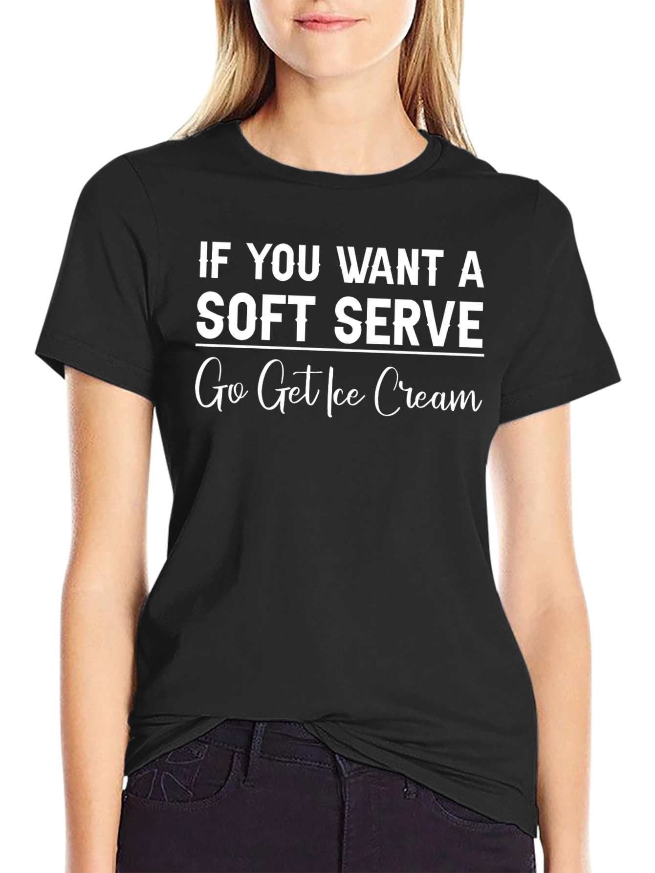 Soft Serve Humor Graphic Tee