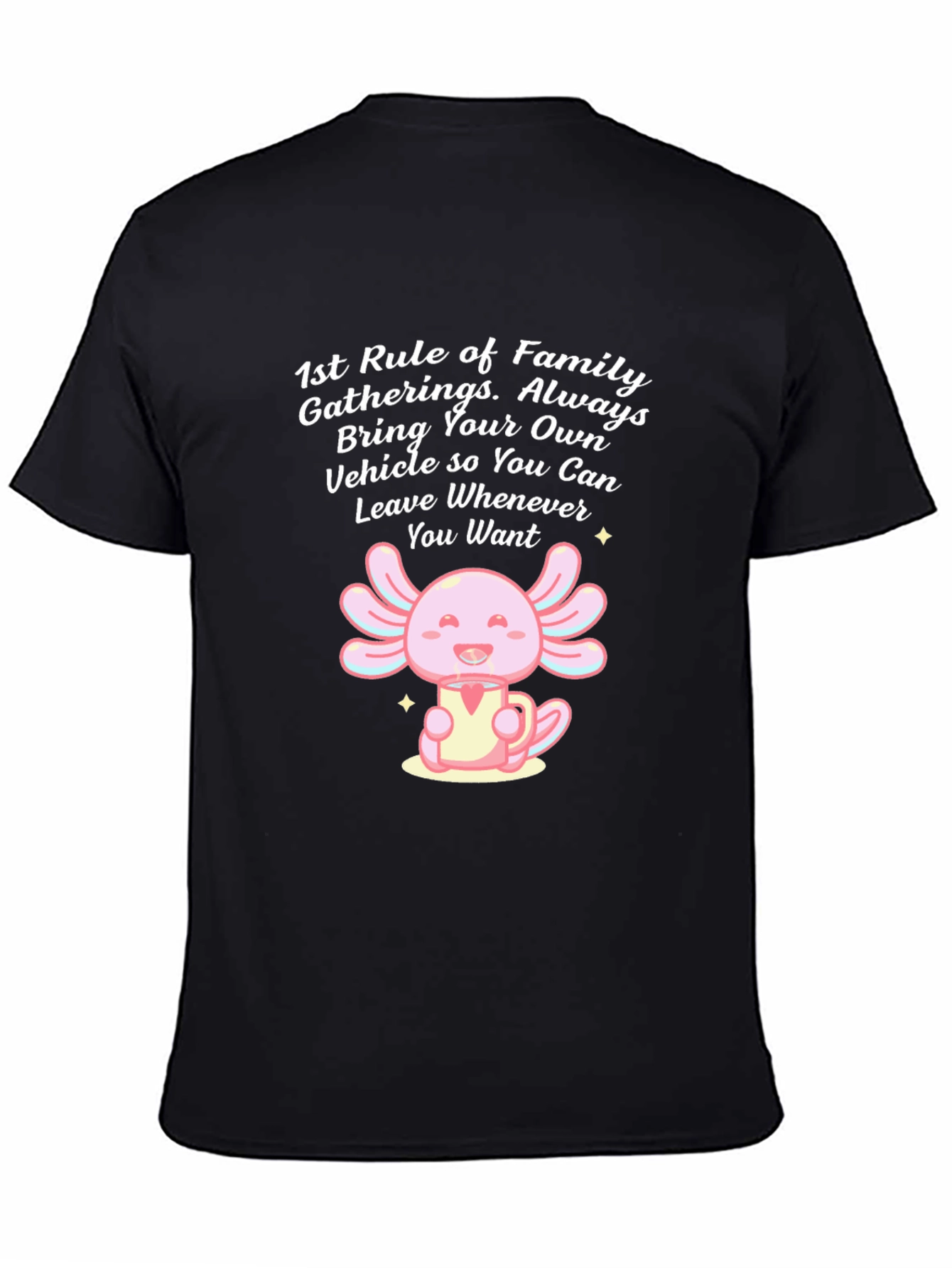 Funny Axolotl Family Gathering T-Shirt