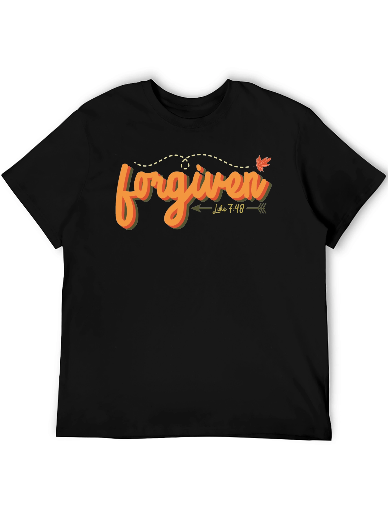 Forgiven Luke 7:48 Graphic Tee