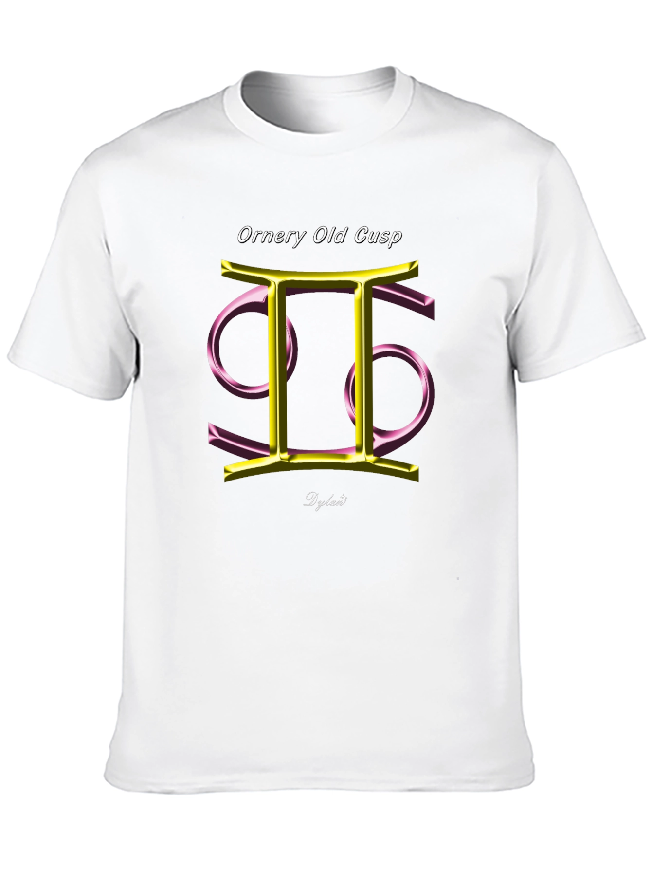 Gemini Cancer Cusp Zodiac T-Shirt - Dylan