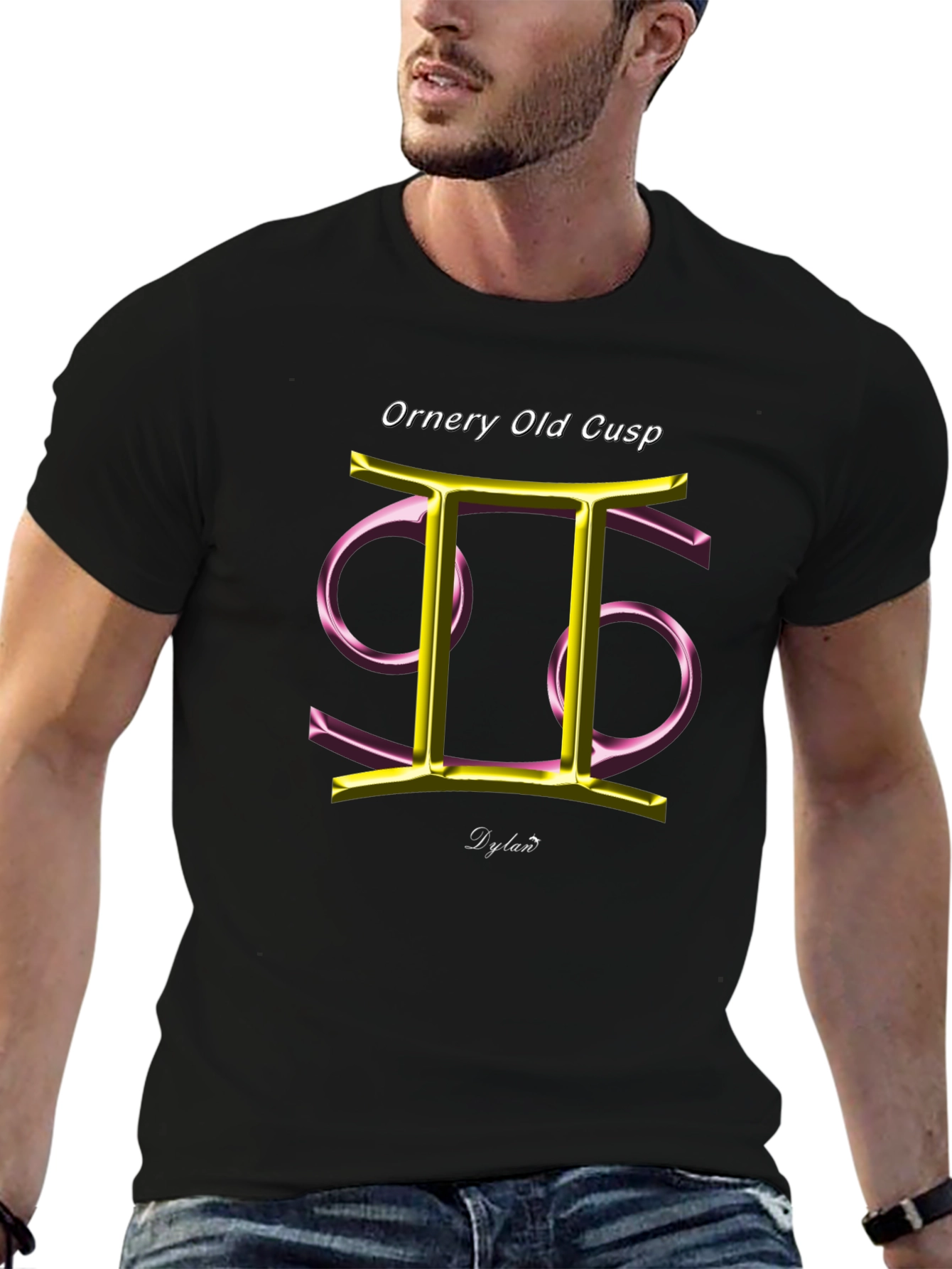 Gemini Cancer Cusp Zodiac T-Shirt - Dylan