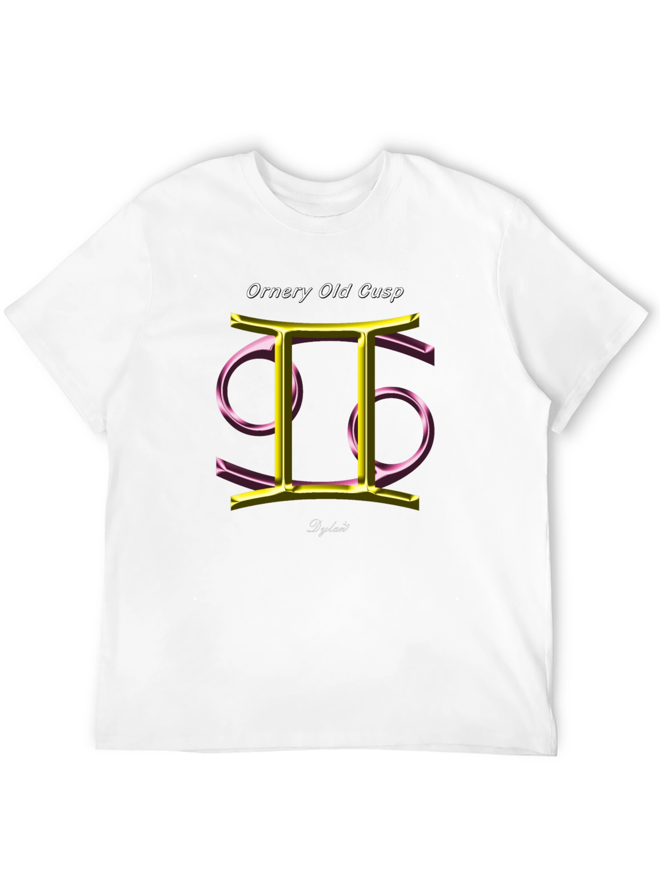 Gemini Cancer Cusp Zodiac T-Shirt - Dylan