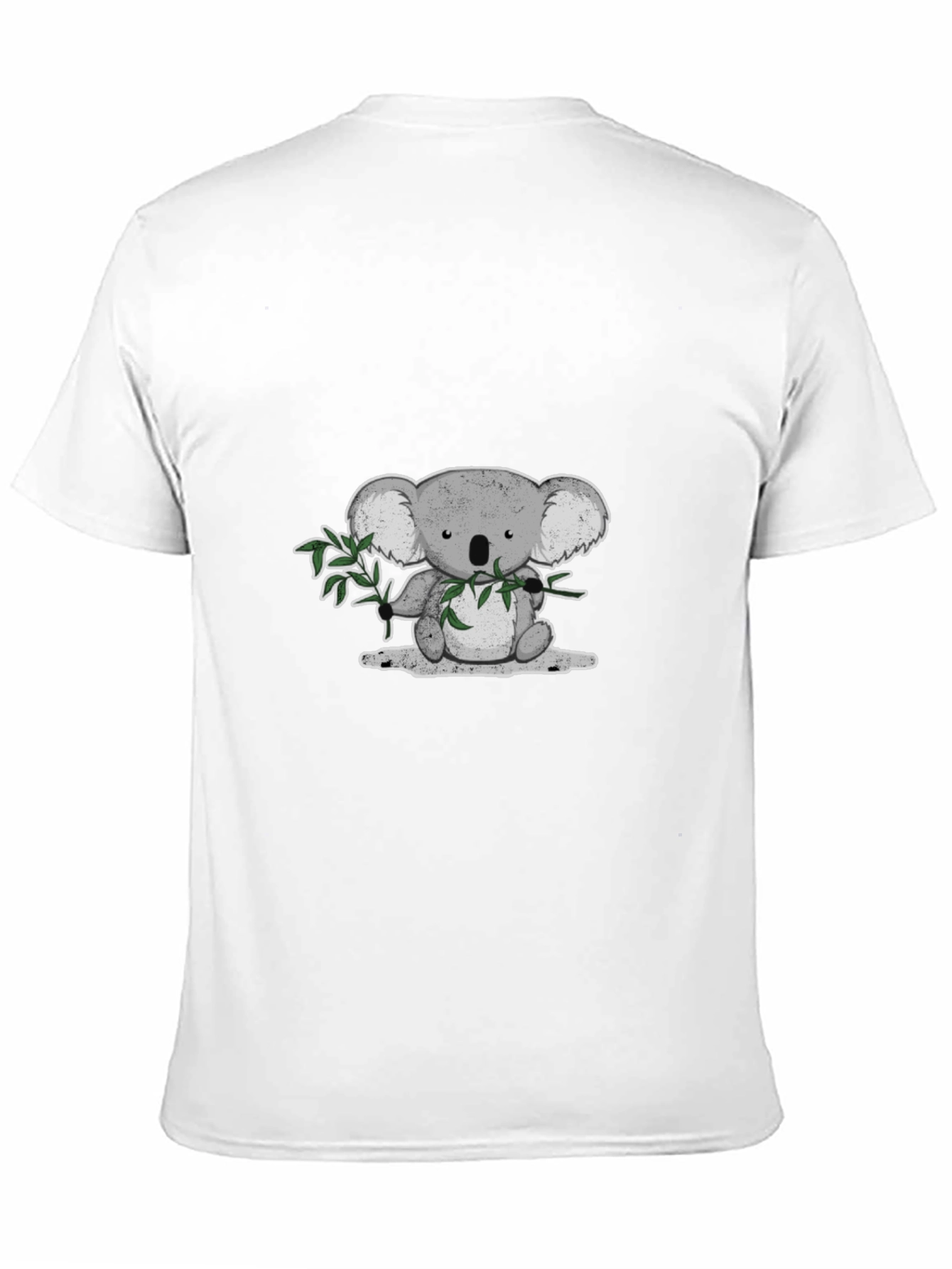 Koala Bear Graphic T-Shirt - Black Cotton Tee