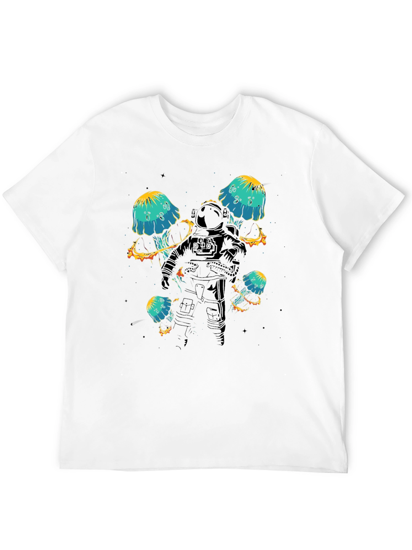 Astronaut Jellyfish T-Shirt - Space Adventure Tee