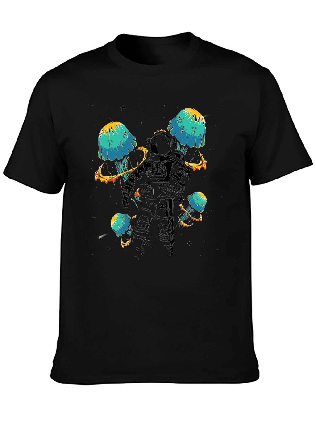 Astronaut Jellyfish T-Shirt - Space Adventure Tee