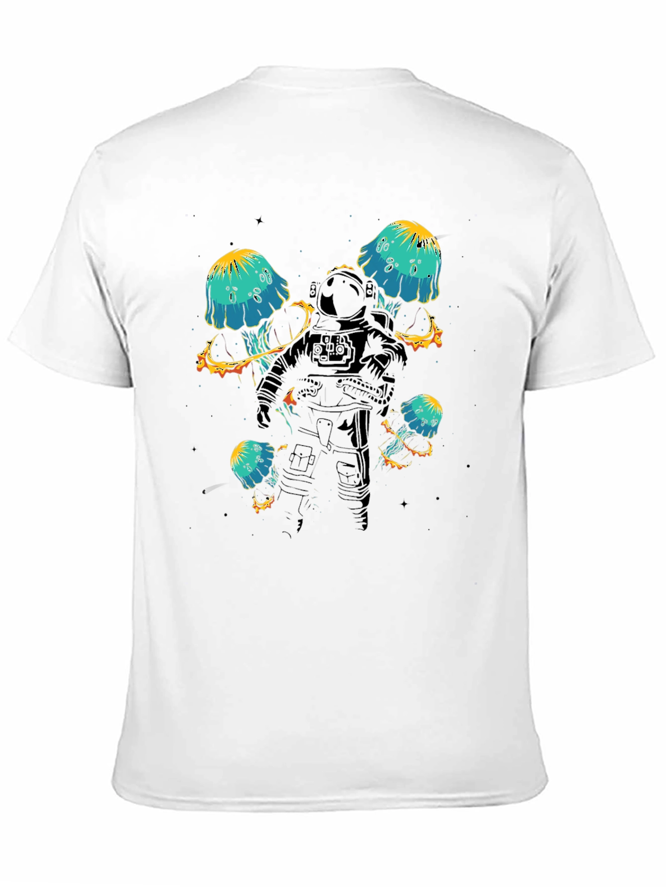 Astronaut Jellyfish T-Shirt - Space Adventure Tee