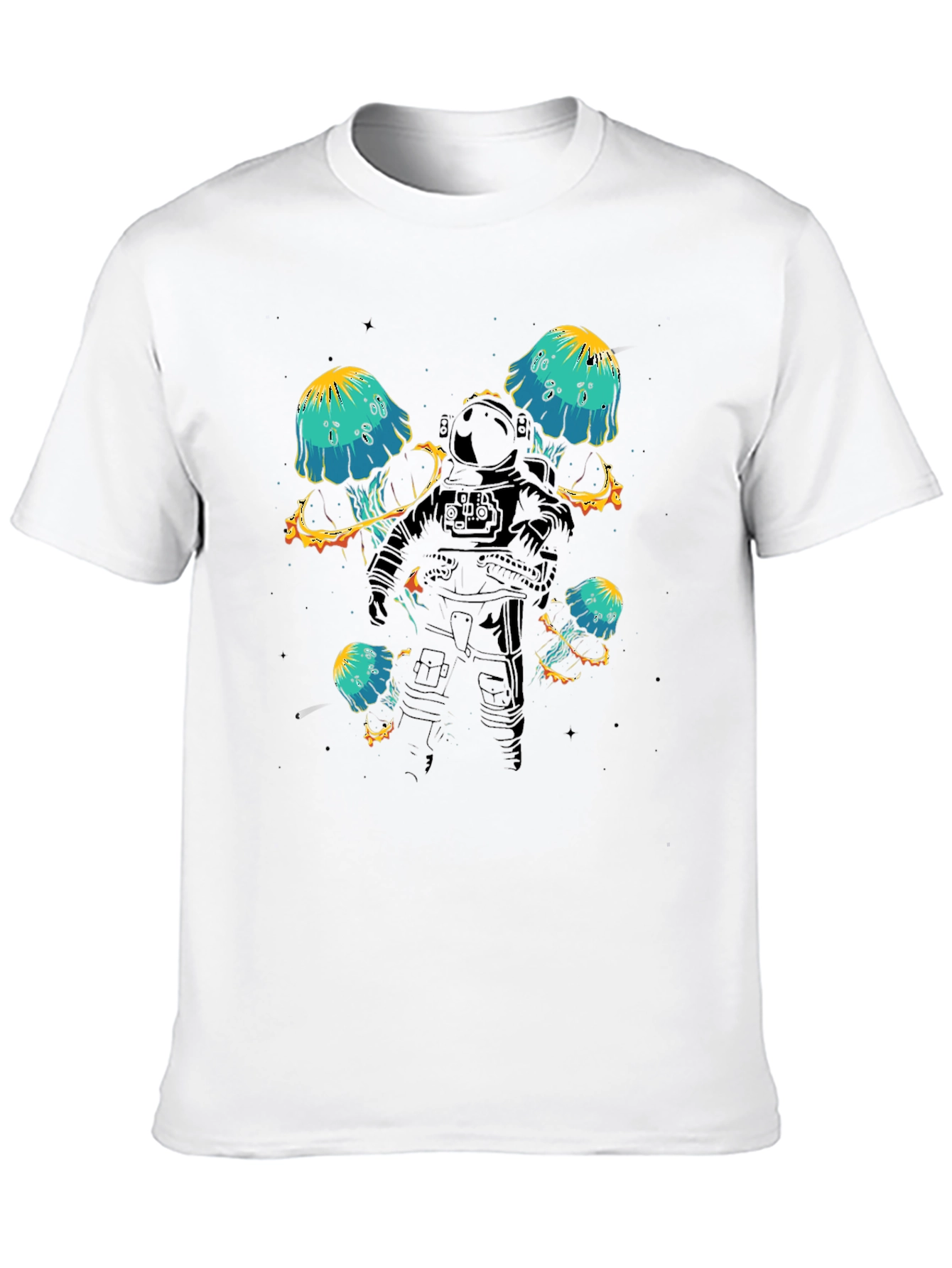 Astronaut Jellyfish T-Shirt - Space Adventure Tee