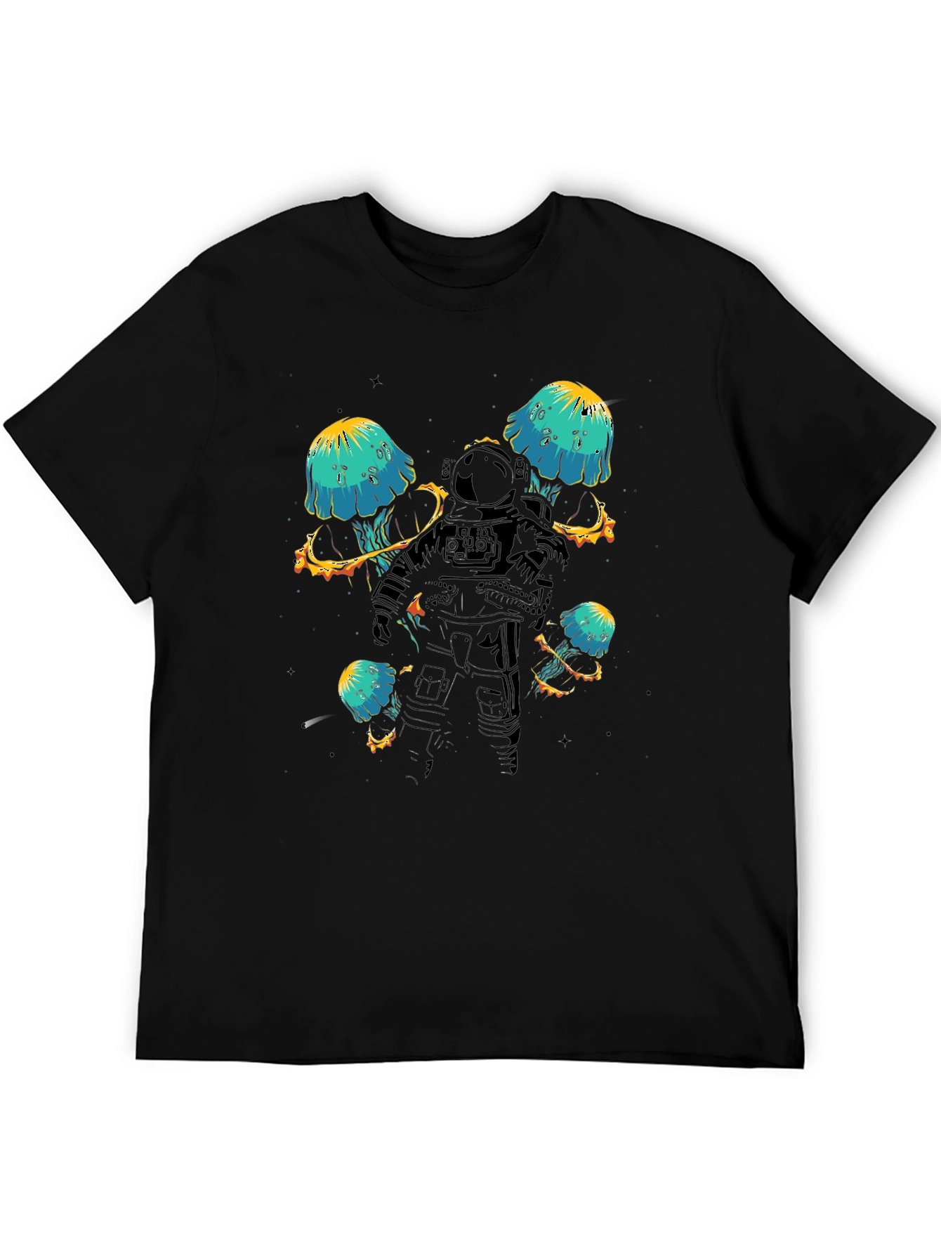 Astronaut Jellyfish T-Shirt - Space Adventure Tee