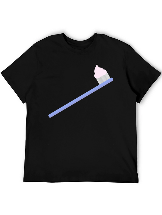 Toothbrush Graphic T-Shirt - Dental Hygiene Tee