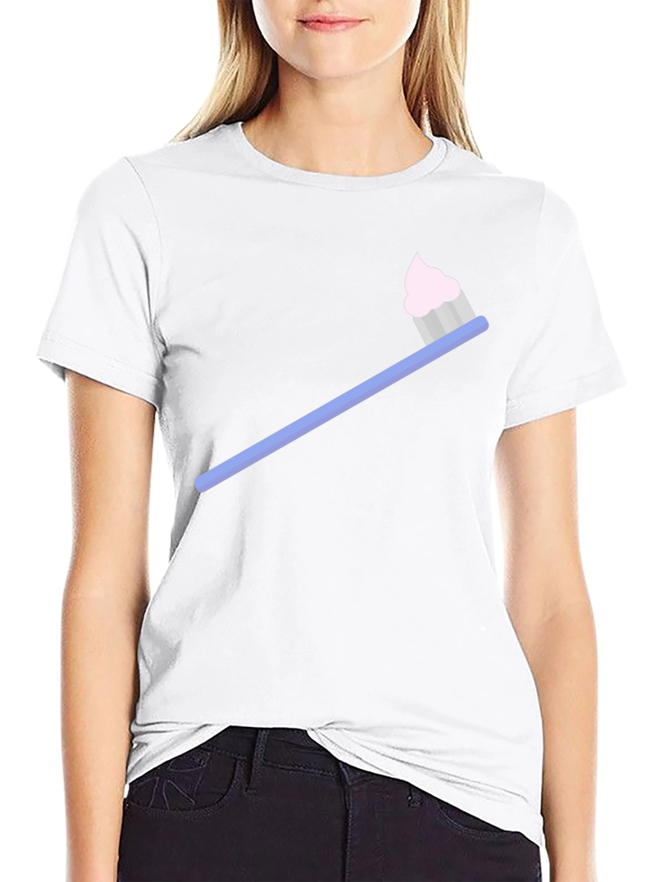 Toothbrush Graphic T-Shirt - Dental Hygiene Tee