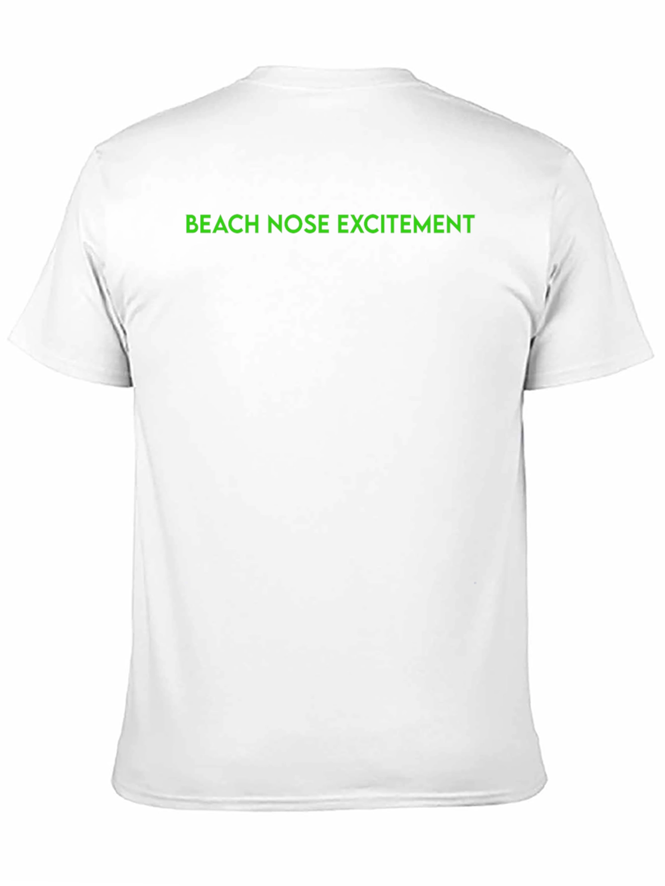 Beach Nose Excitement Graphic Tee - Black T-Shirt