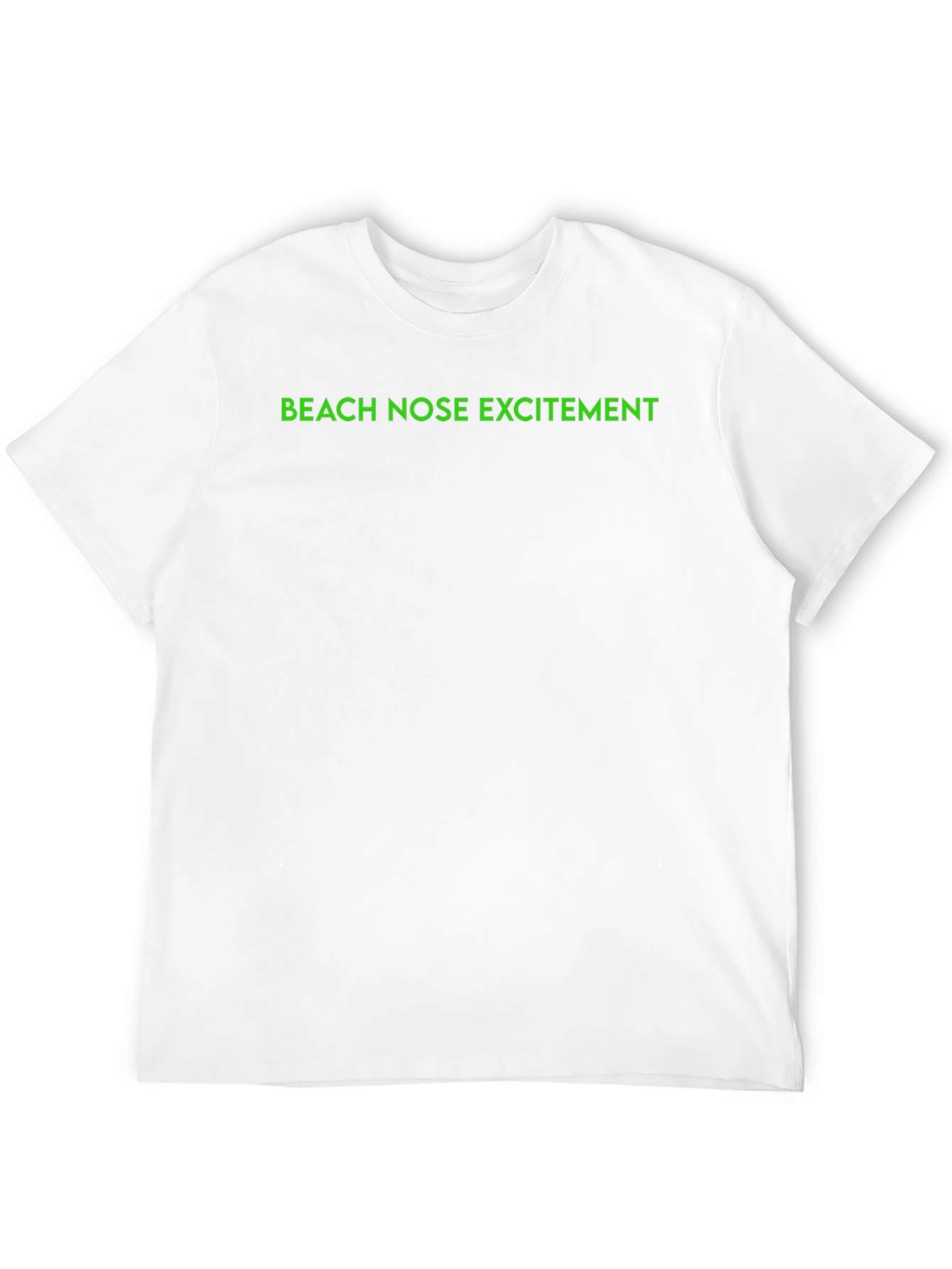 Beach Nose Excitement Graphic Tee - Black T-Shirt