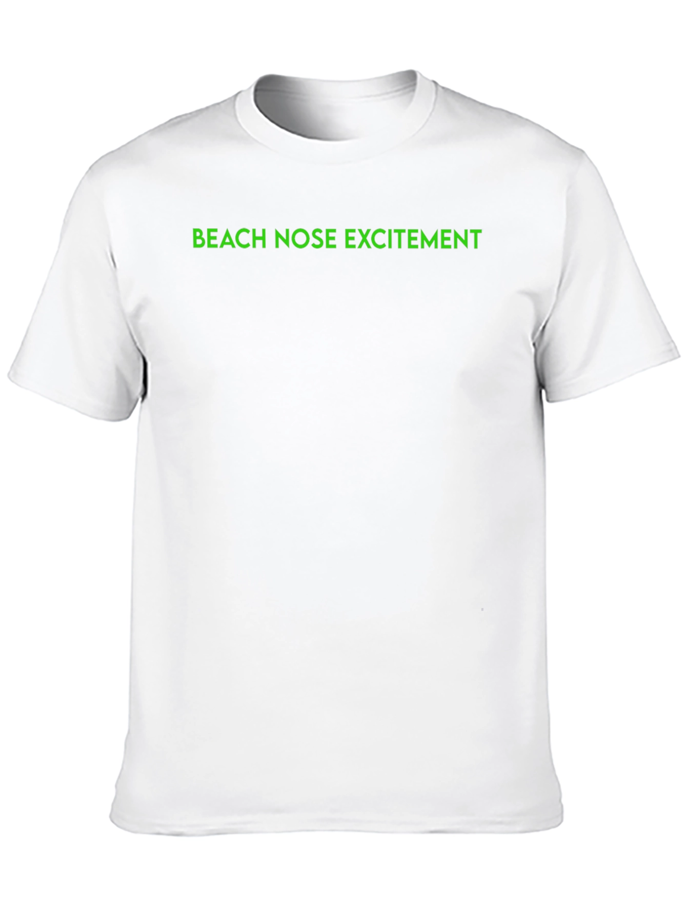 Beach Nose Excitement Graphic Tee - Black T-Shirt