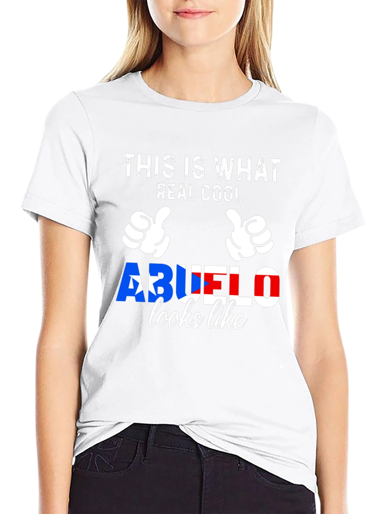 Real Cool Abuelo Puerto Rico Flag T-Shirt